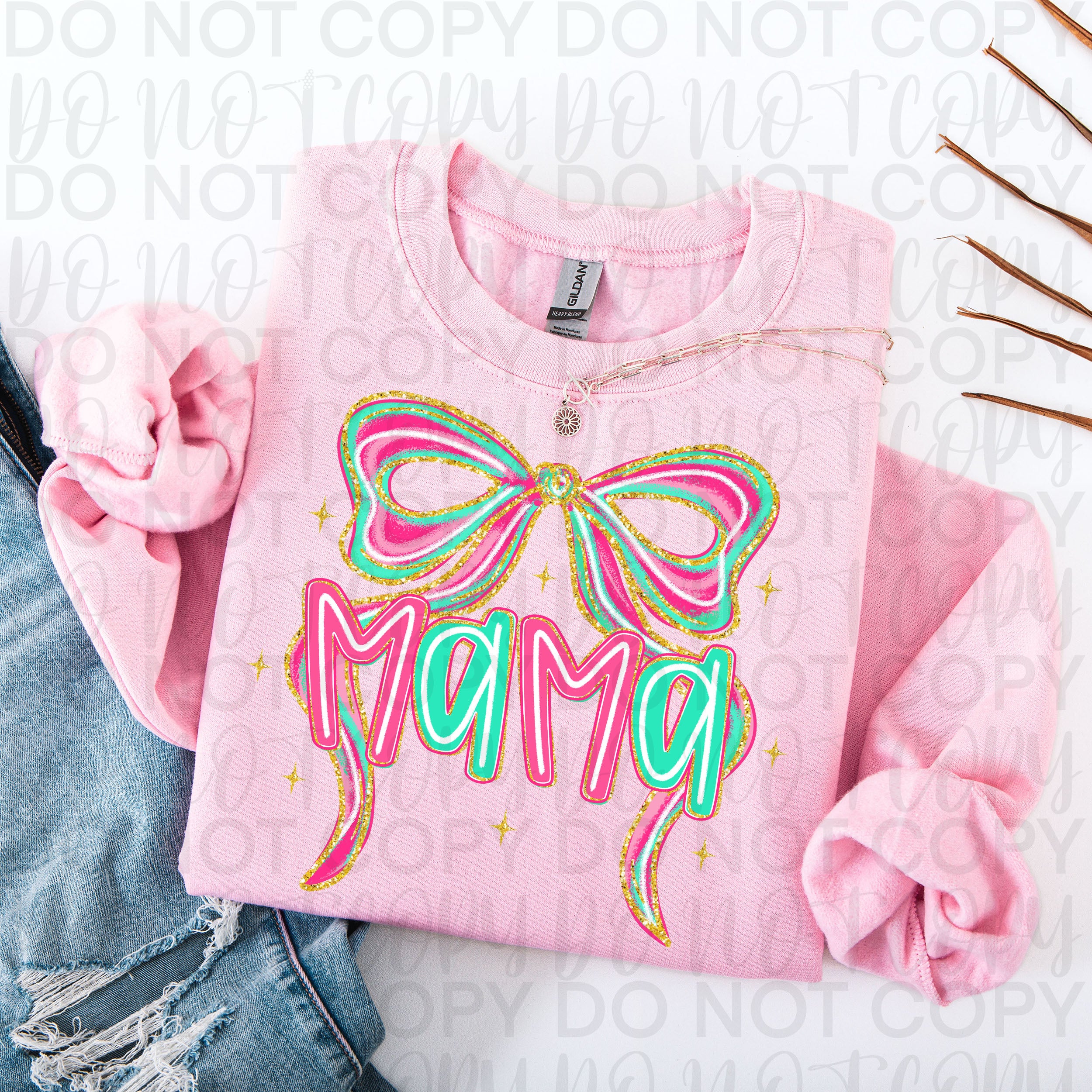 Coquette Mama Bow PNG