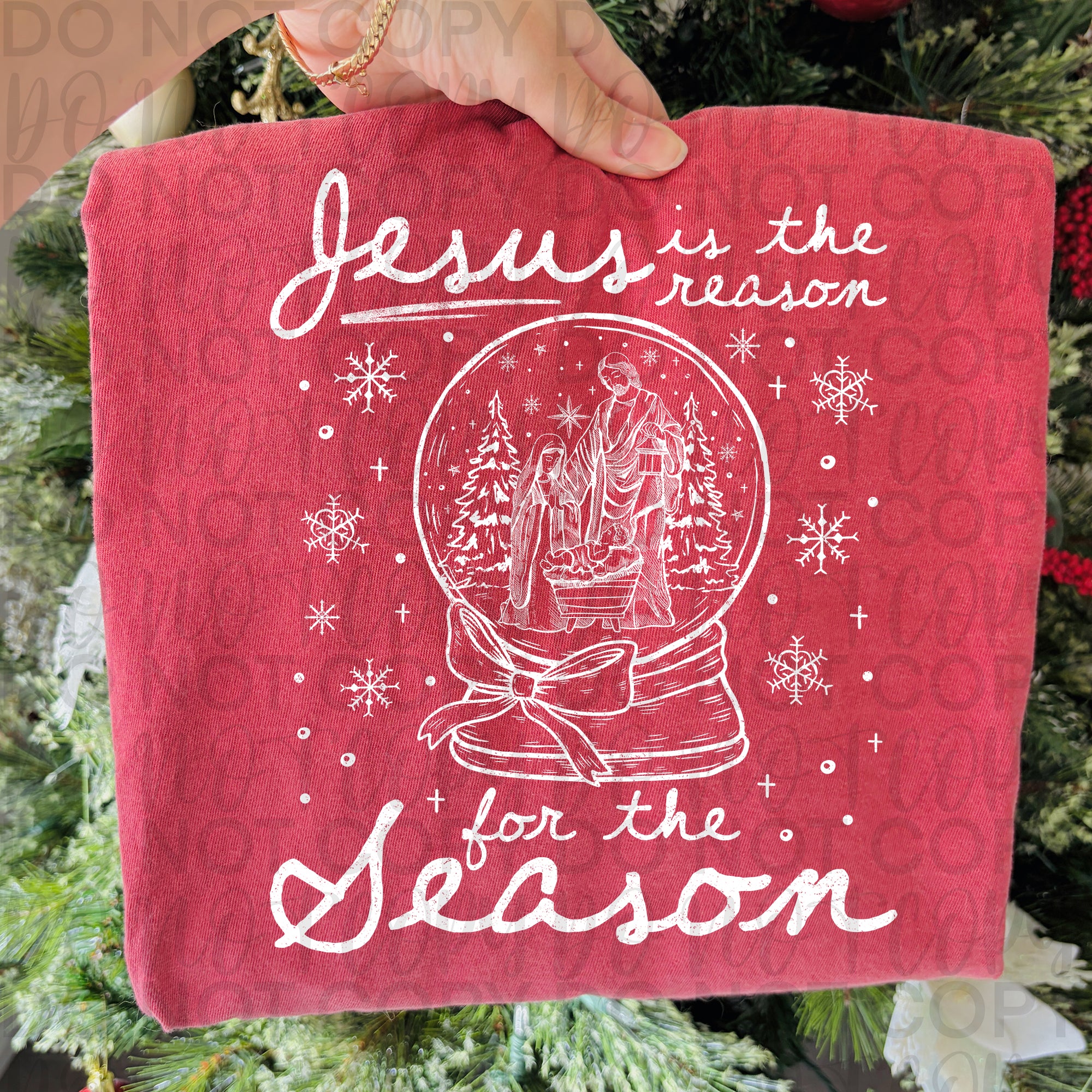 Christmas Jesus Snowglobe  PNG