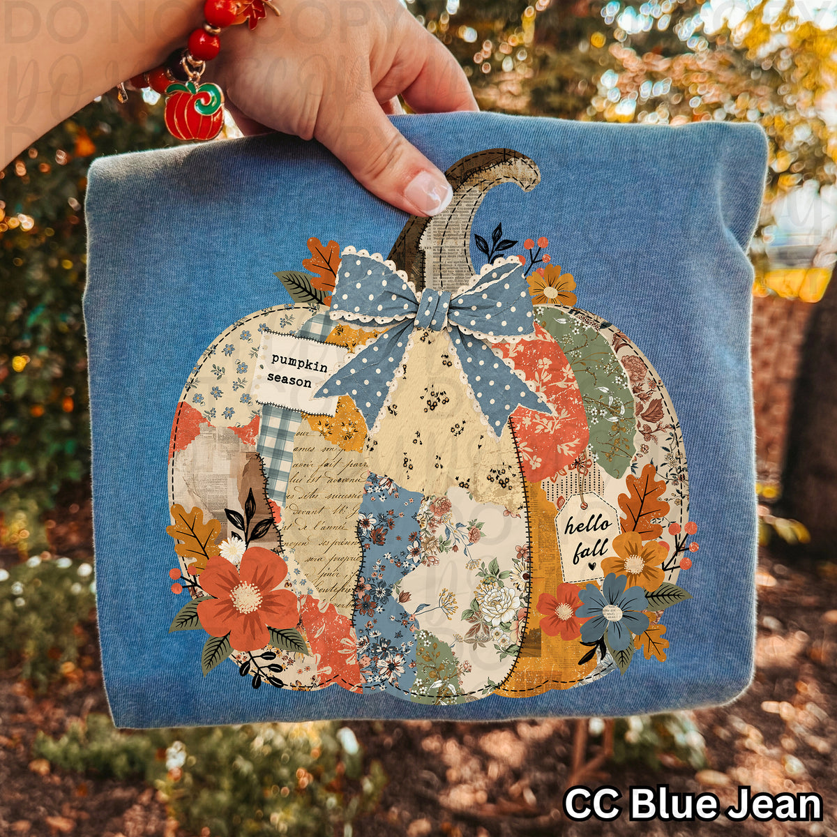 Scrapbook Pumpkin Collage PNG