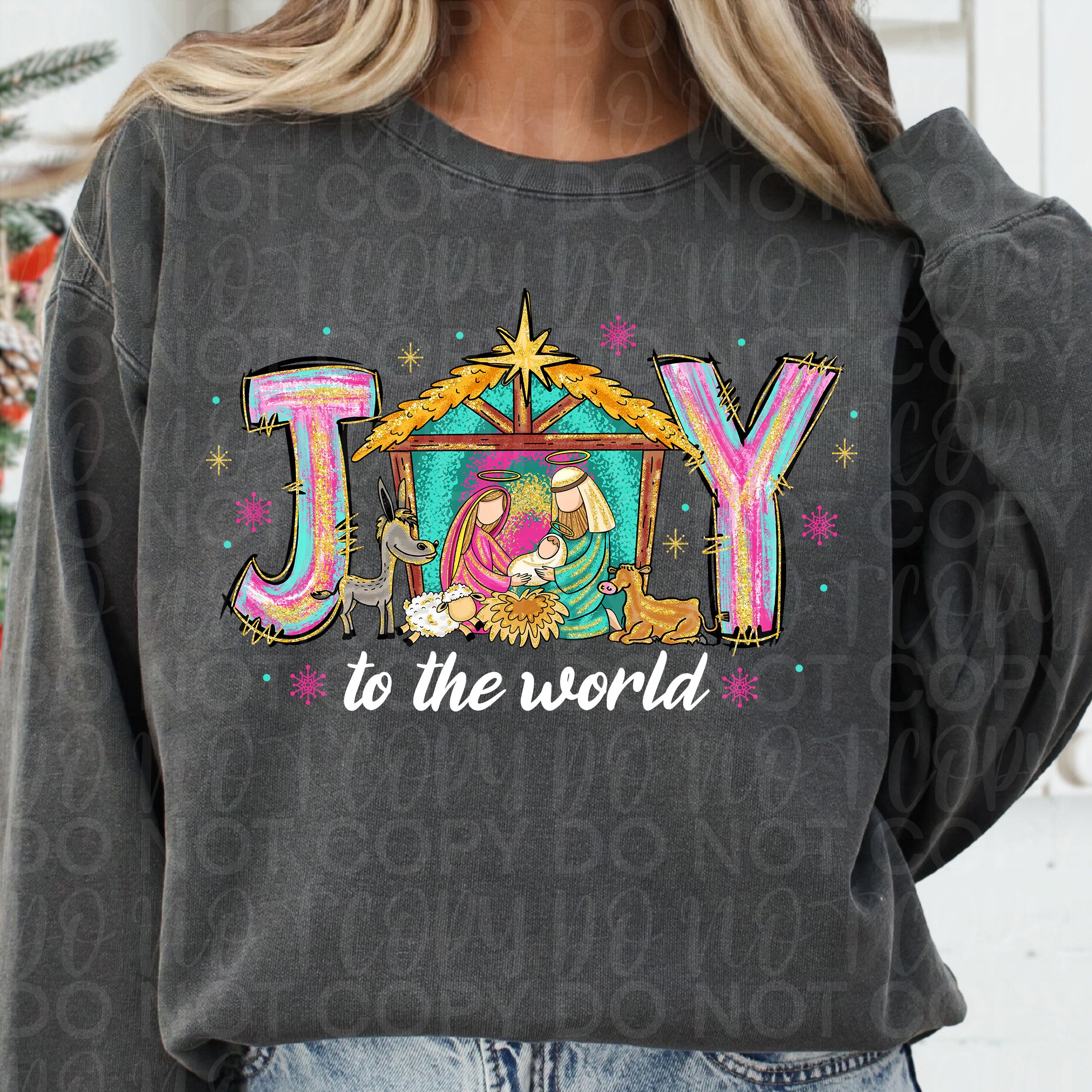 Joy to the World Christian Christmas PNG