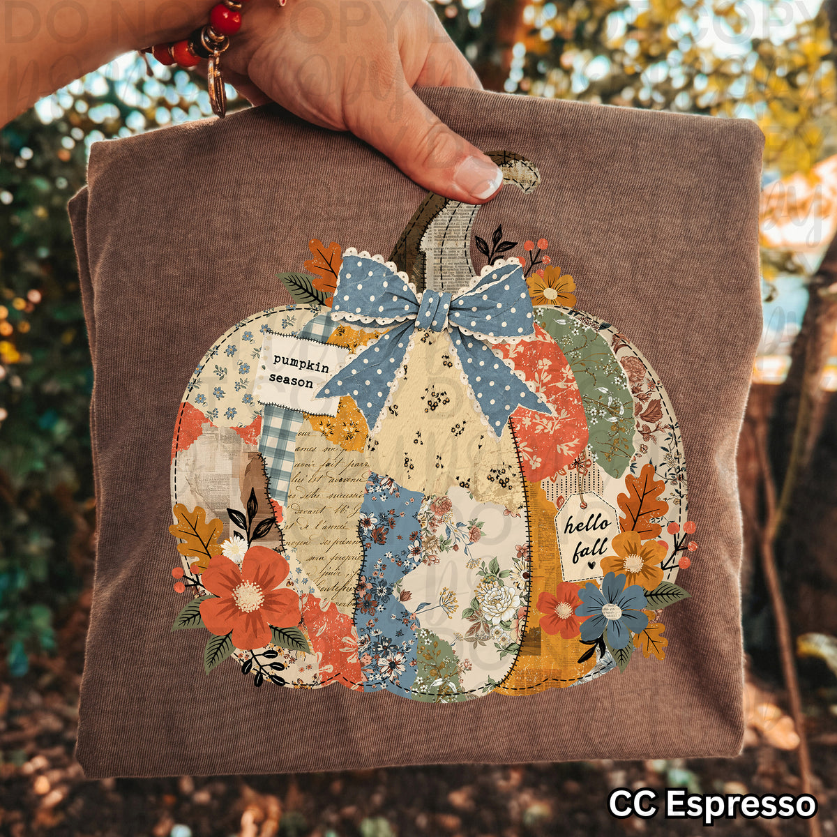 Scrapbook Pumpkin Collage PNG