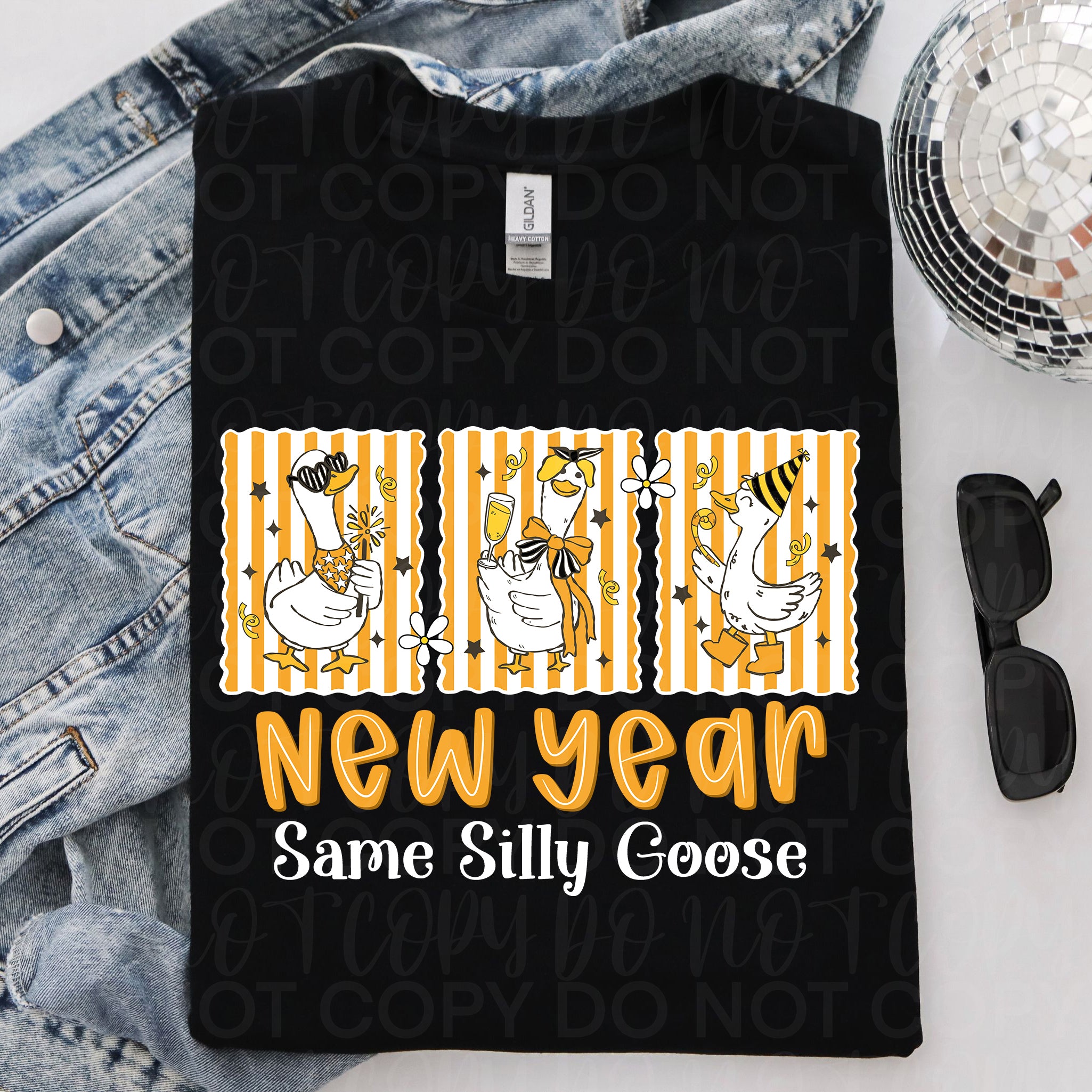 New Year Same Silly Goose PNG