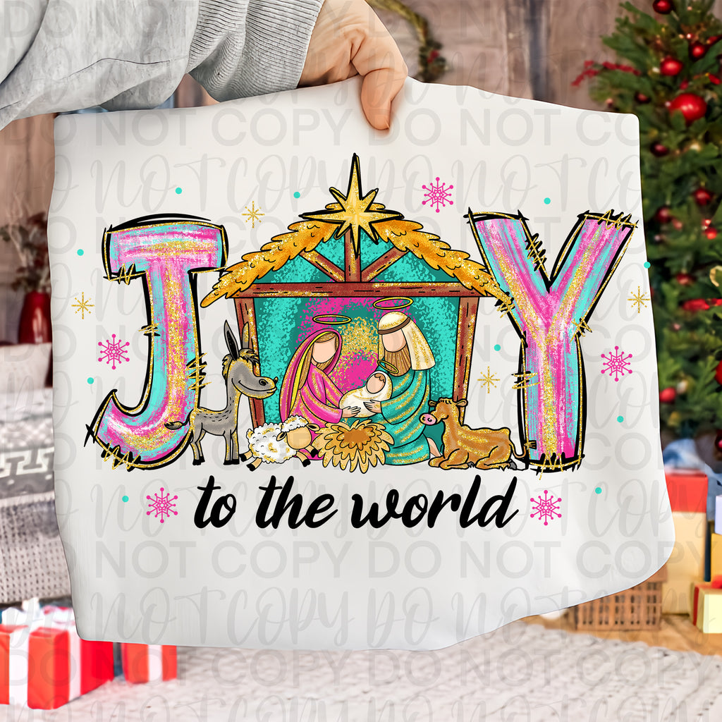 Joy to the World Christian Christmas PNG