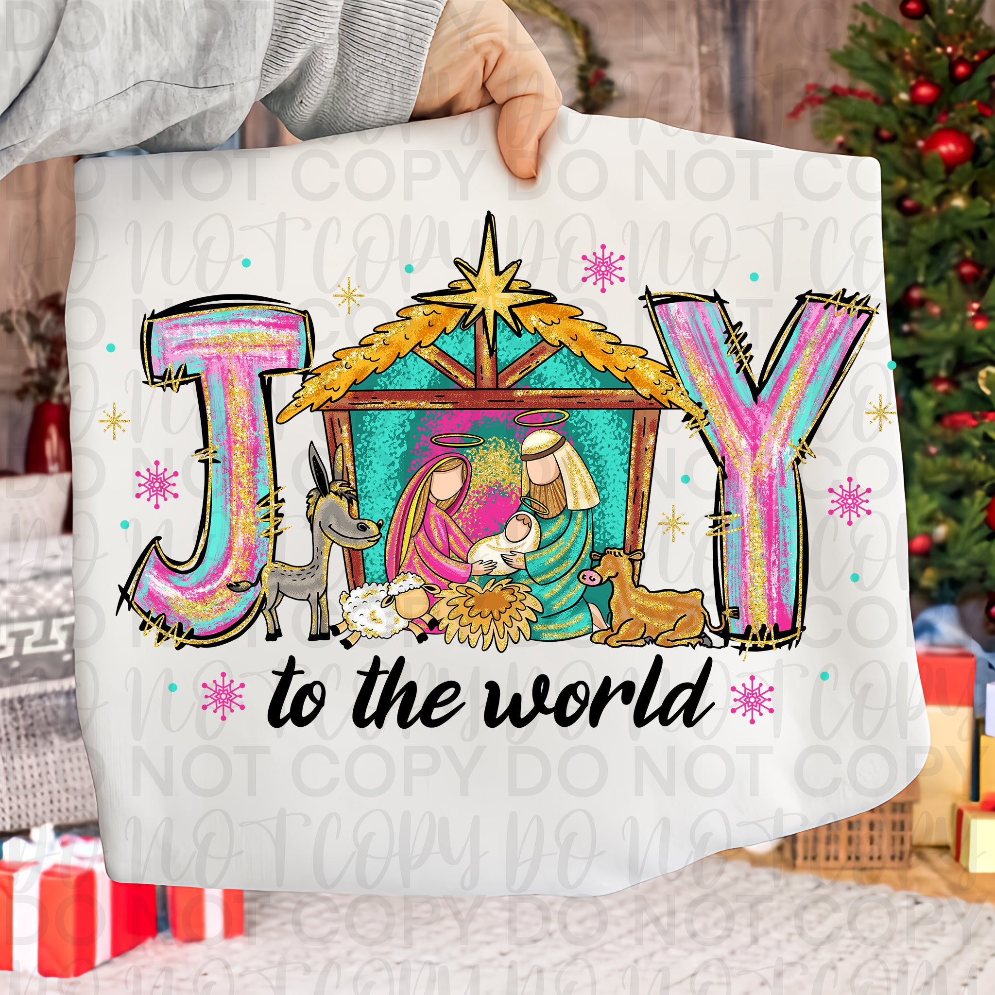 Joy to the World Christian Christmas PNG