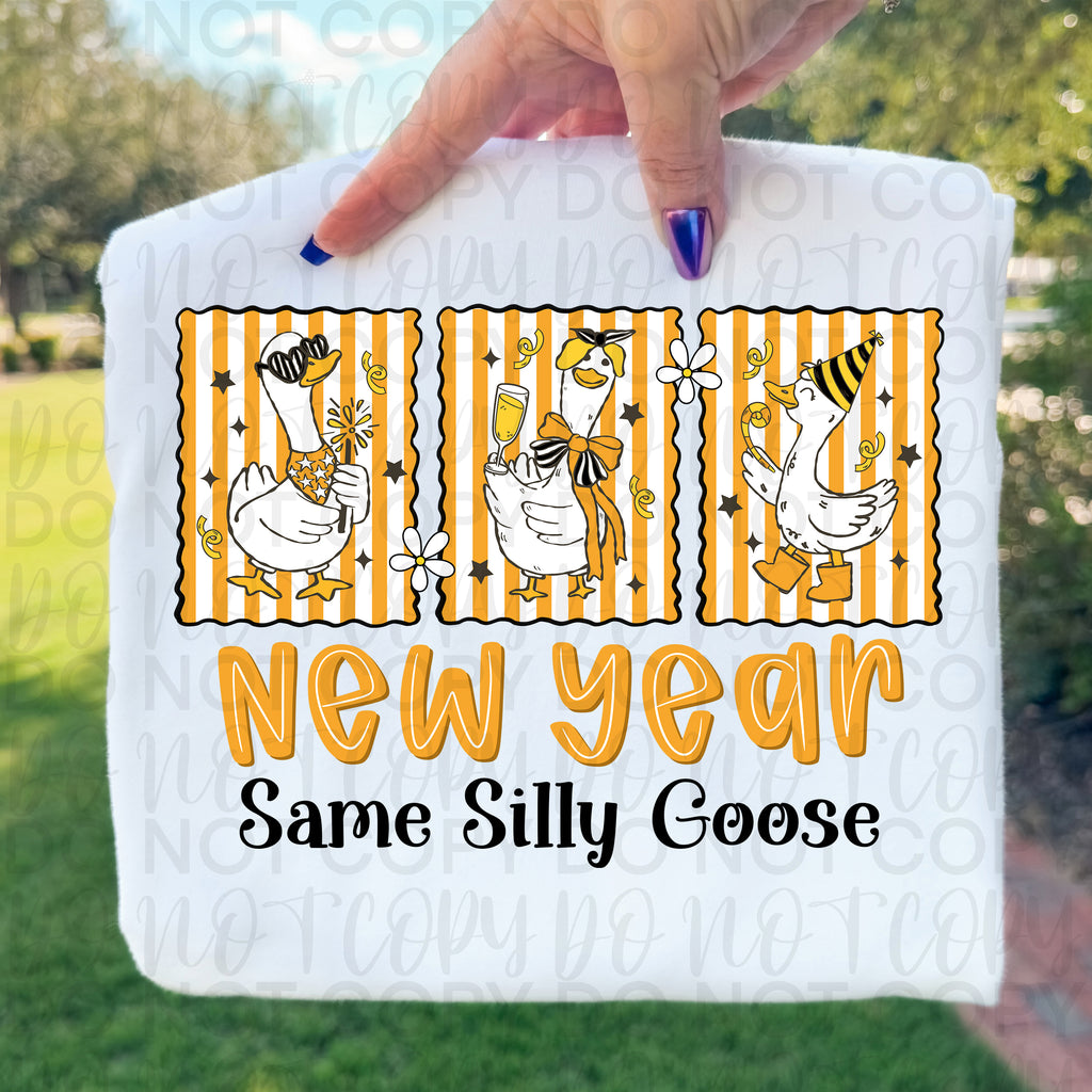 New Year Same Silly Goose PNG