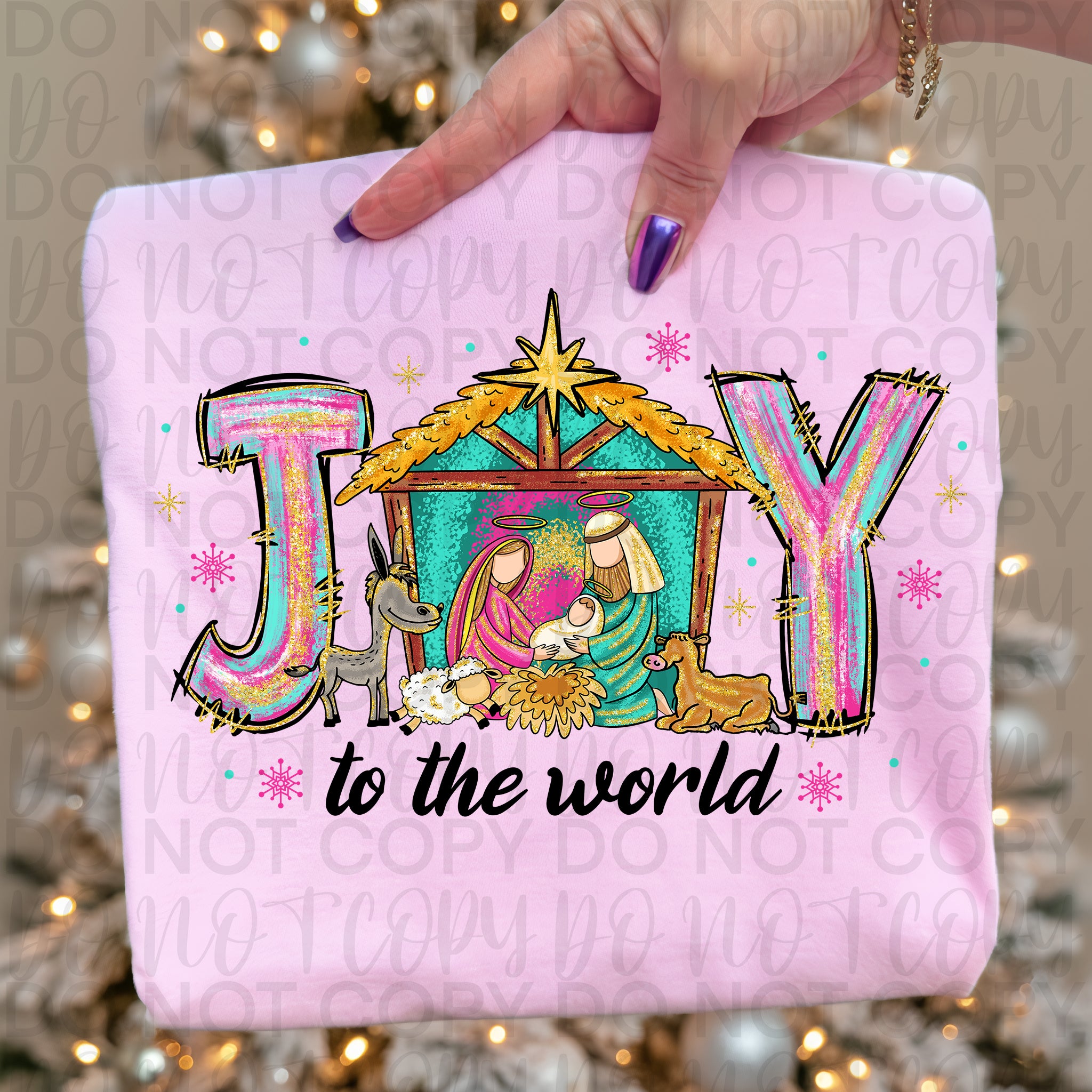 Joy to the World Christian Christmas PNG