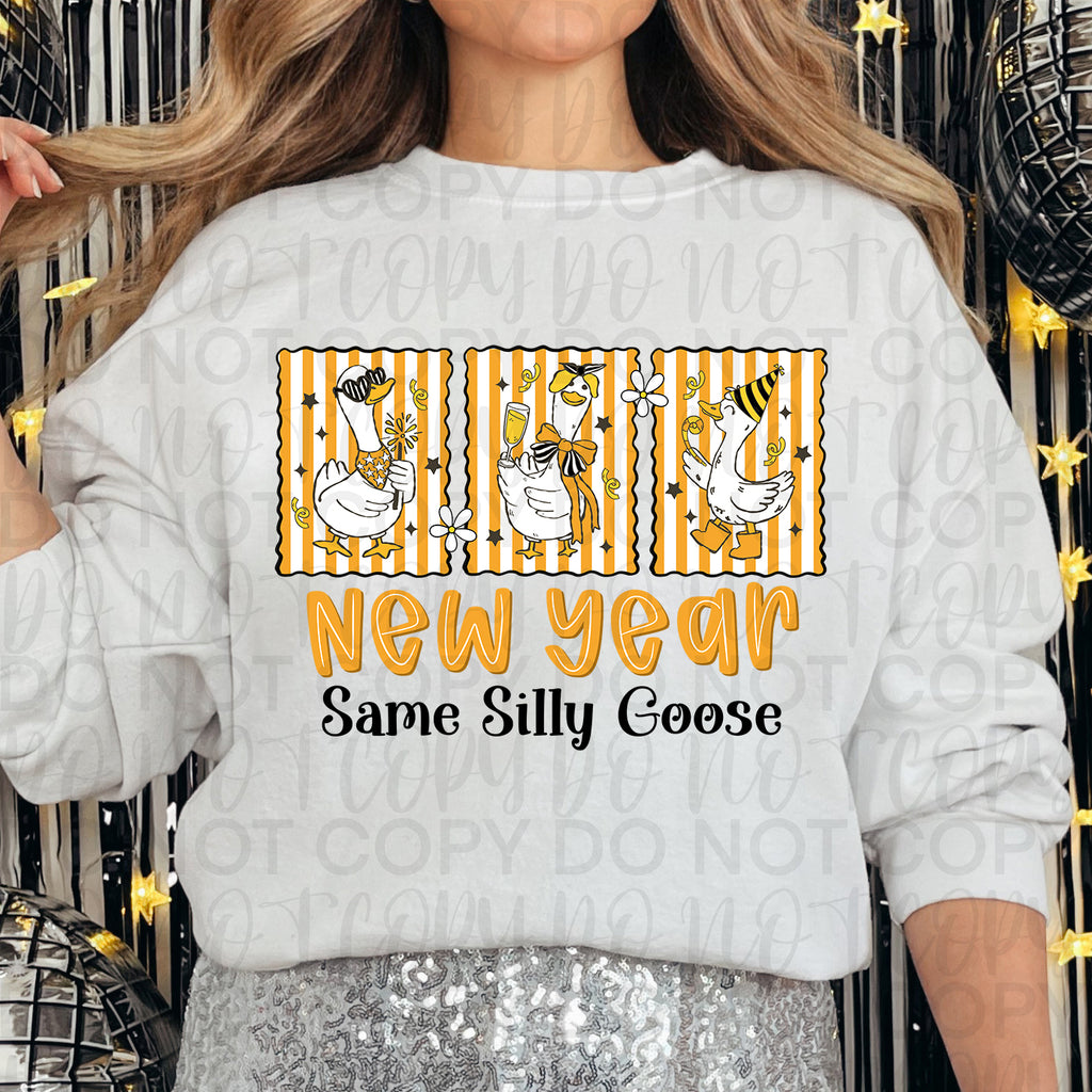 New Year Same Silly Goose PNG