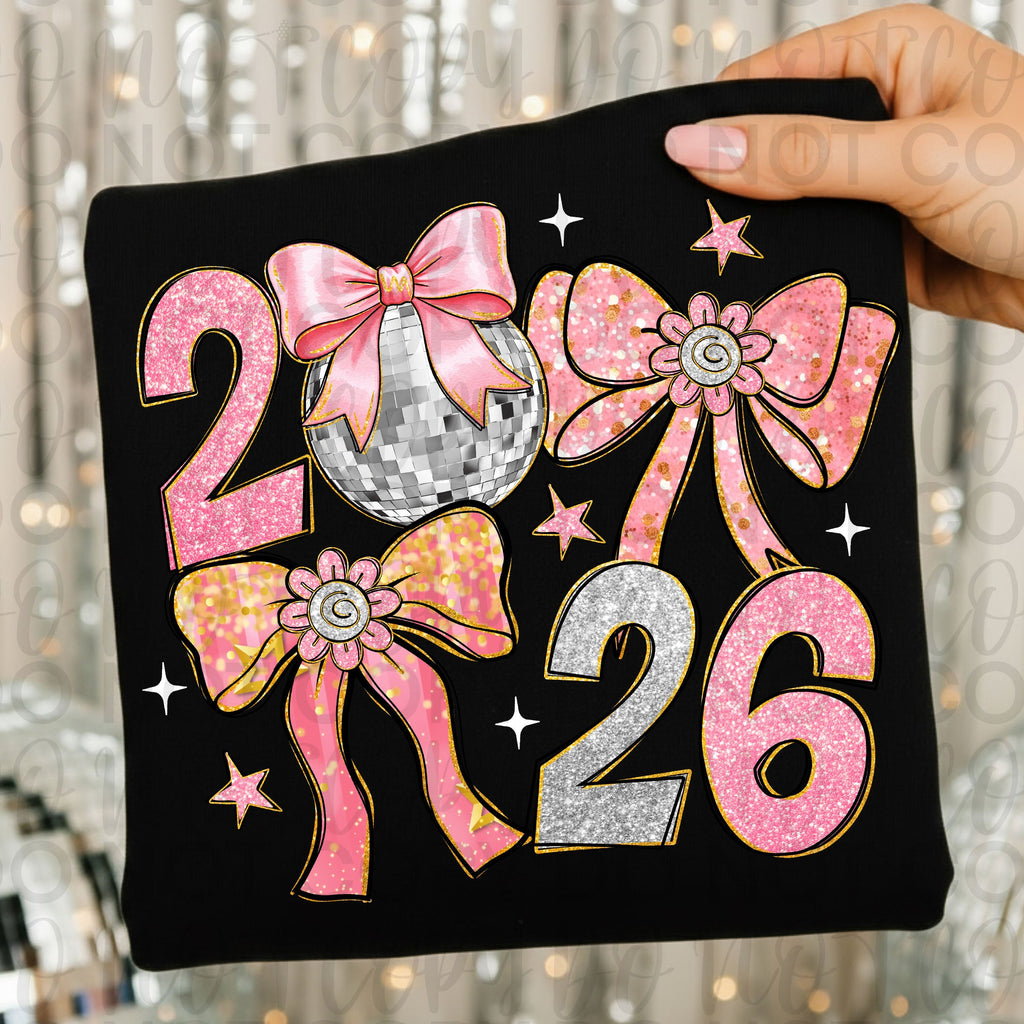 Pink New Year Coquette PNG
