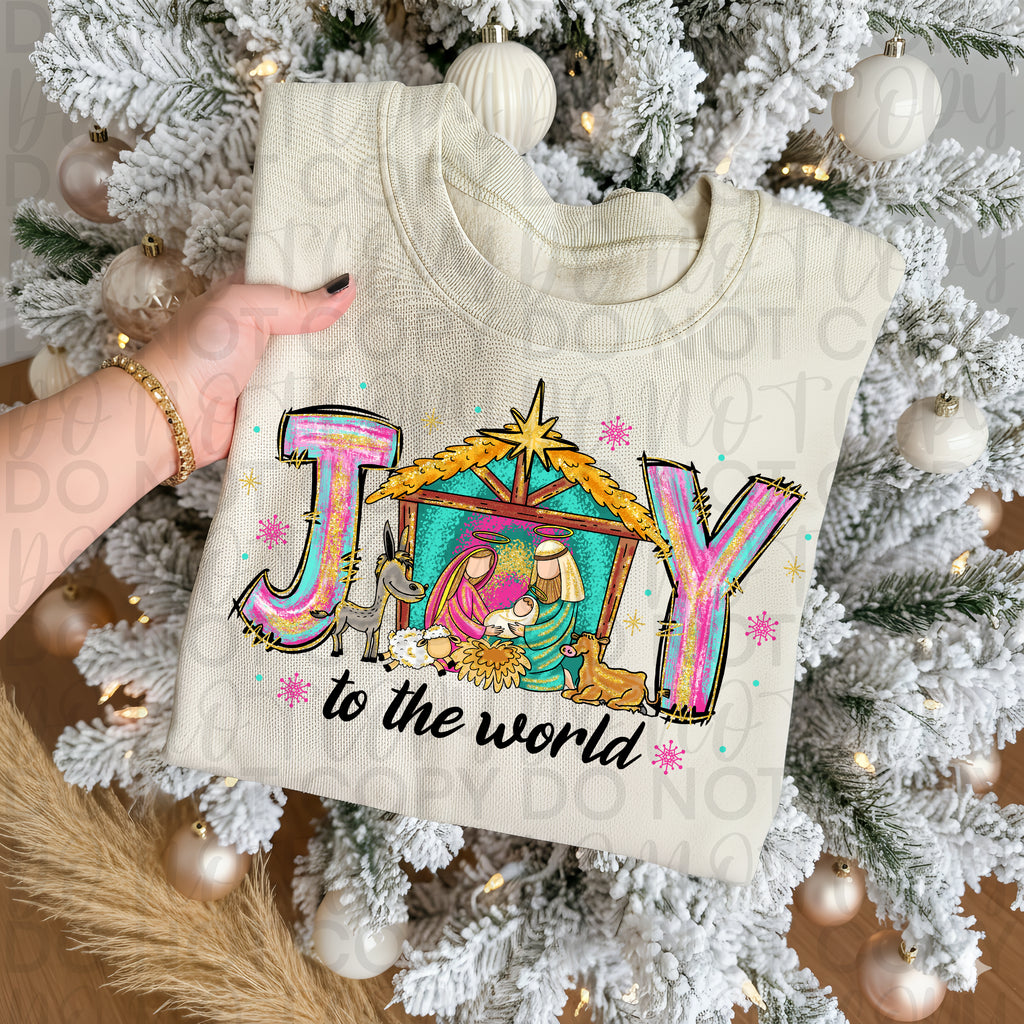 Joy to the World Christian Christmas PNG