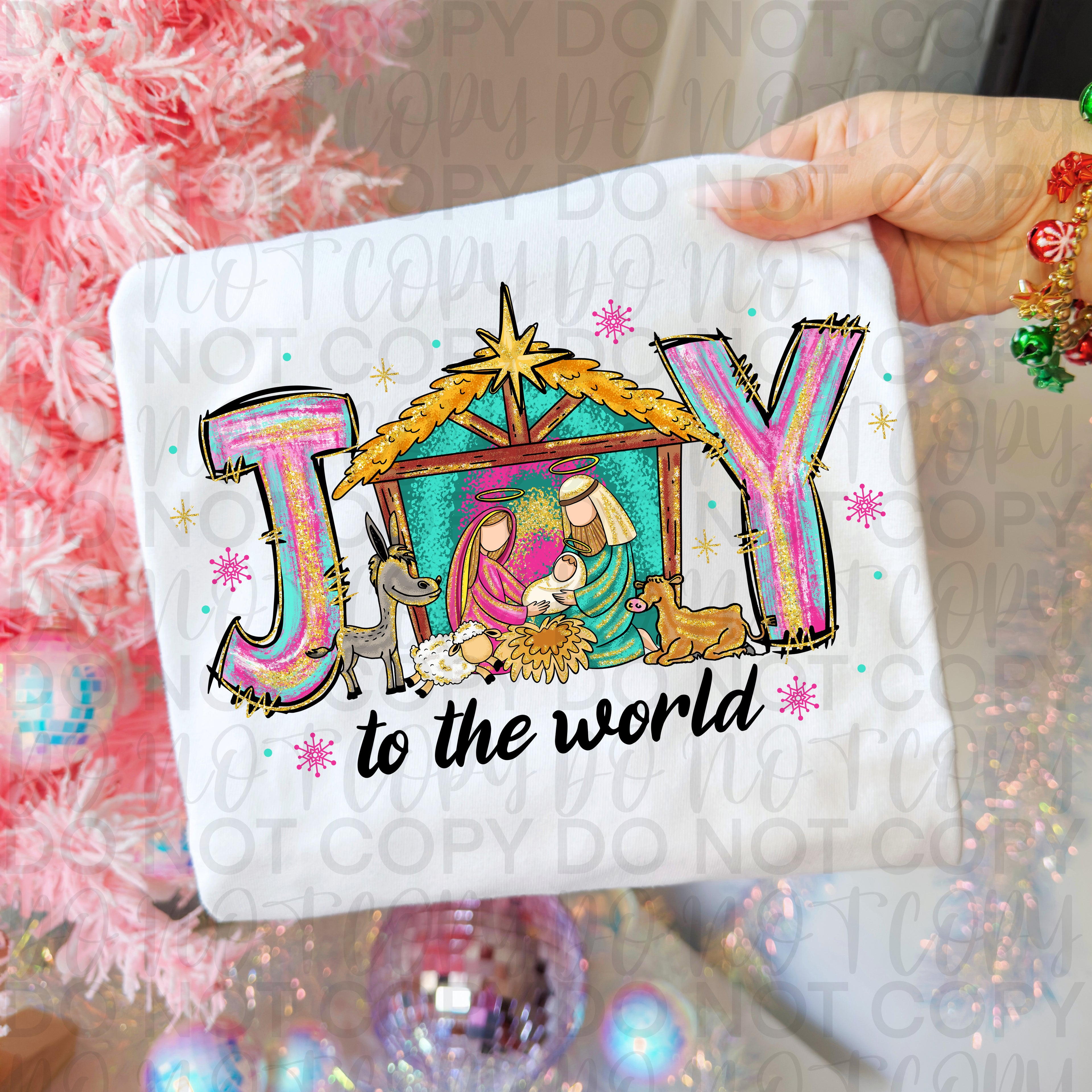 Joy to the World Christian Christmas PNG