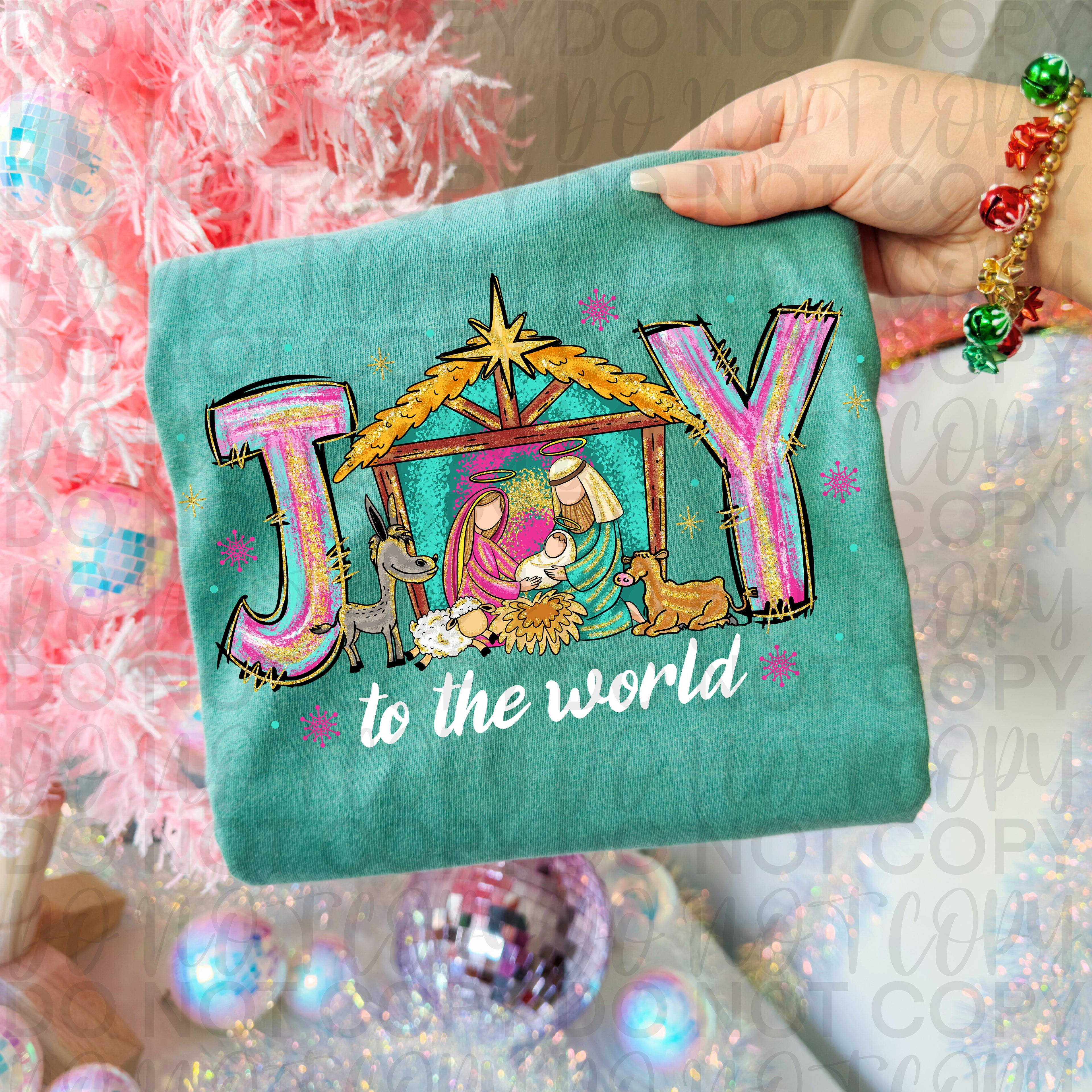 Joy to the World Christian Christmas PNG