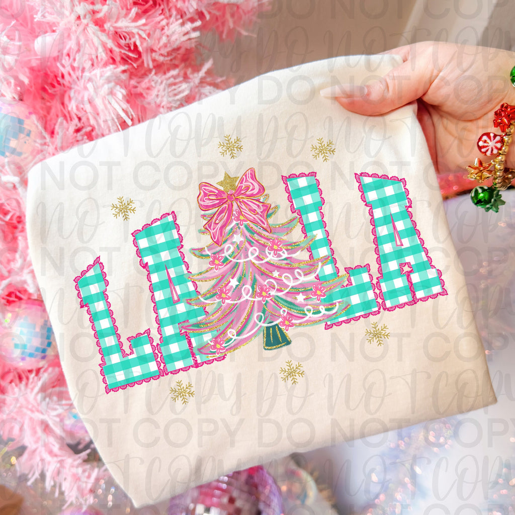 Faux Lace Christmas Lala PNG