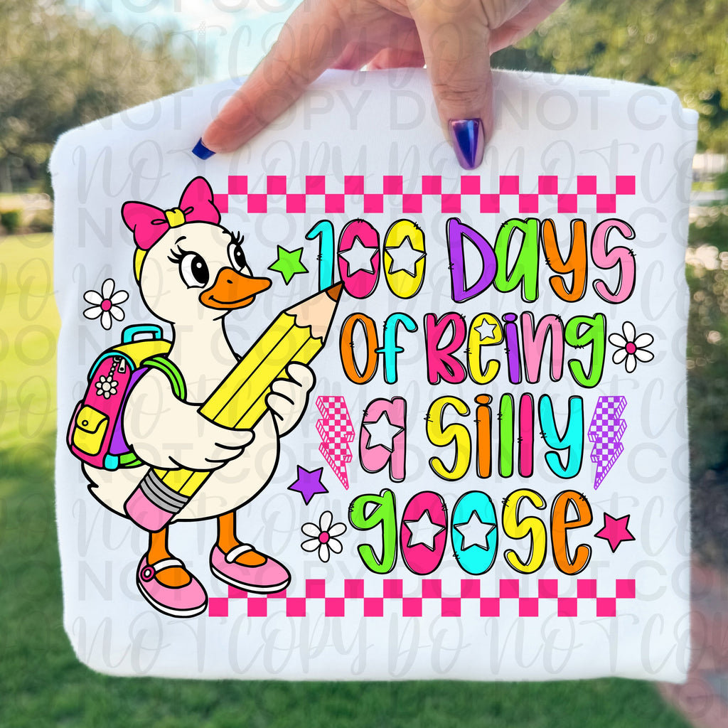100 Days of being a Silly goose PNG (Girl)