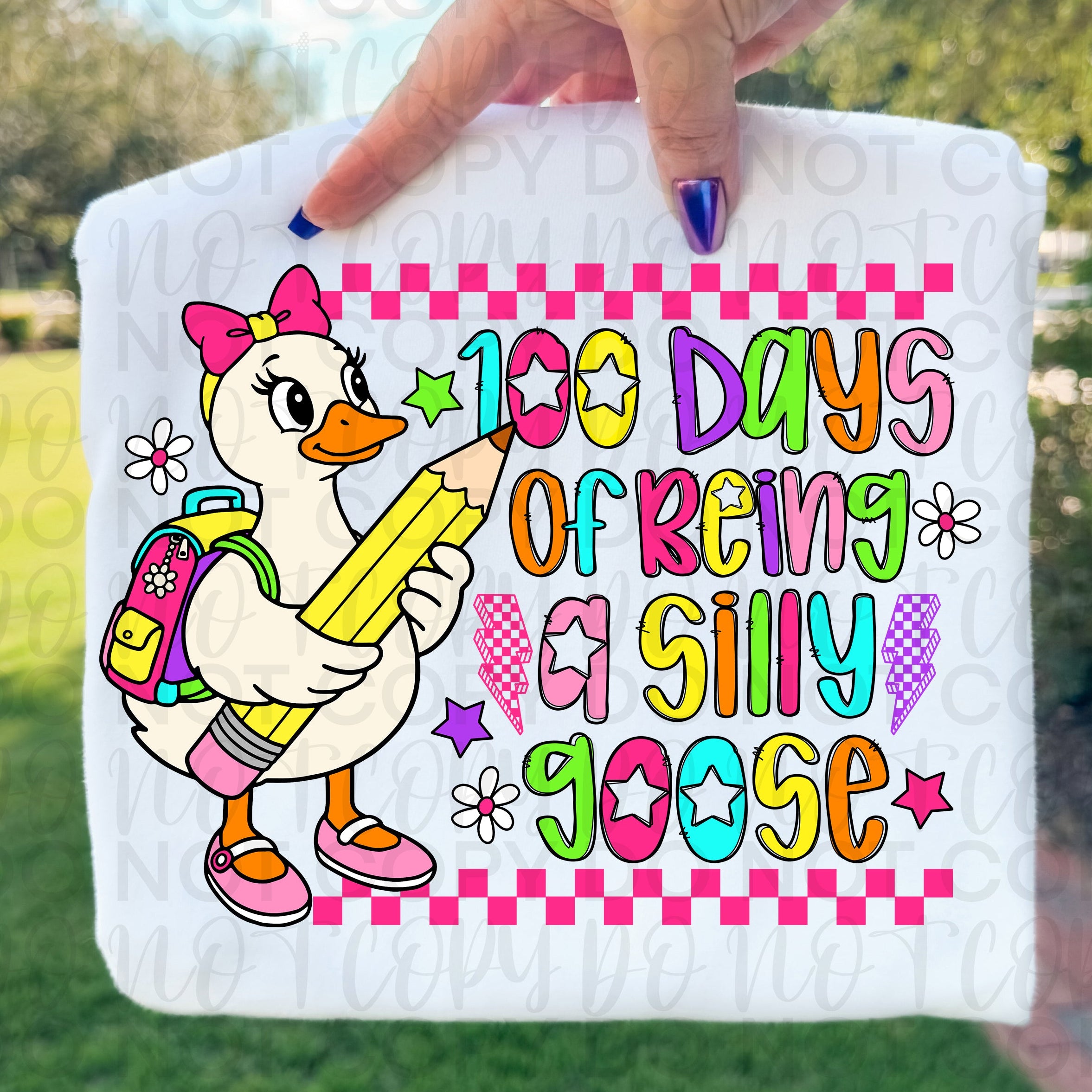 100 Days of being a Silly goose PNG (Girl)