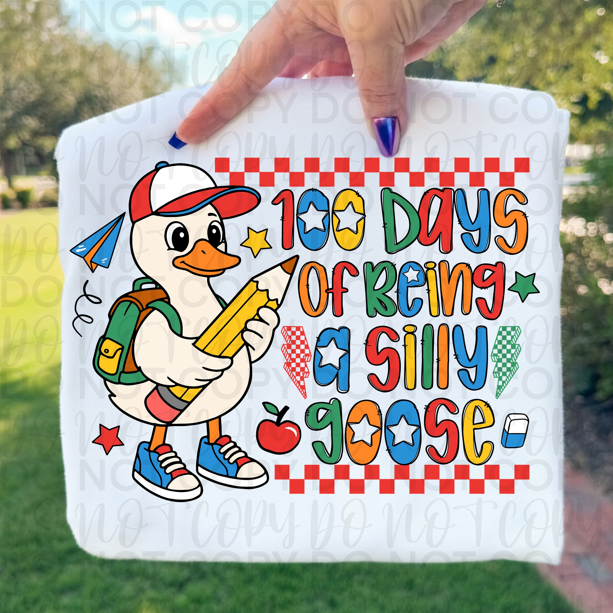 100 Days of being a Silly Goose PNG