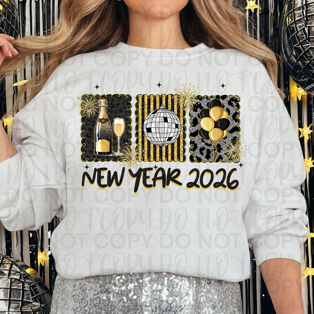 Preppy New Year 2026 PNG