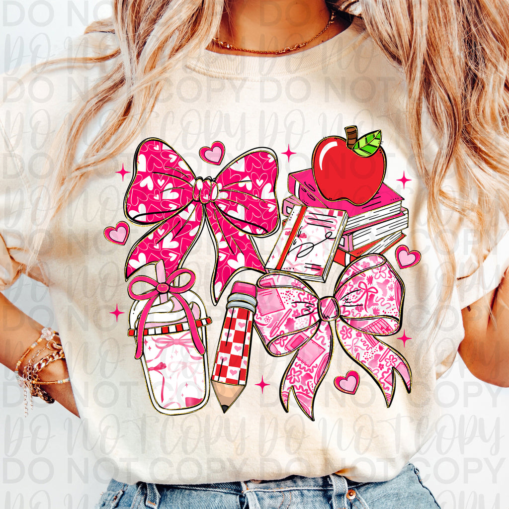 Valentine Teacher Coquette PNG