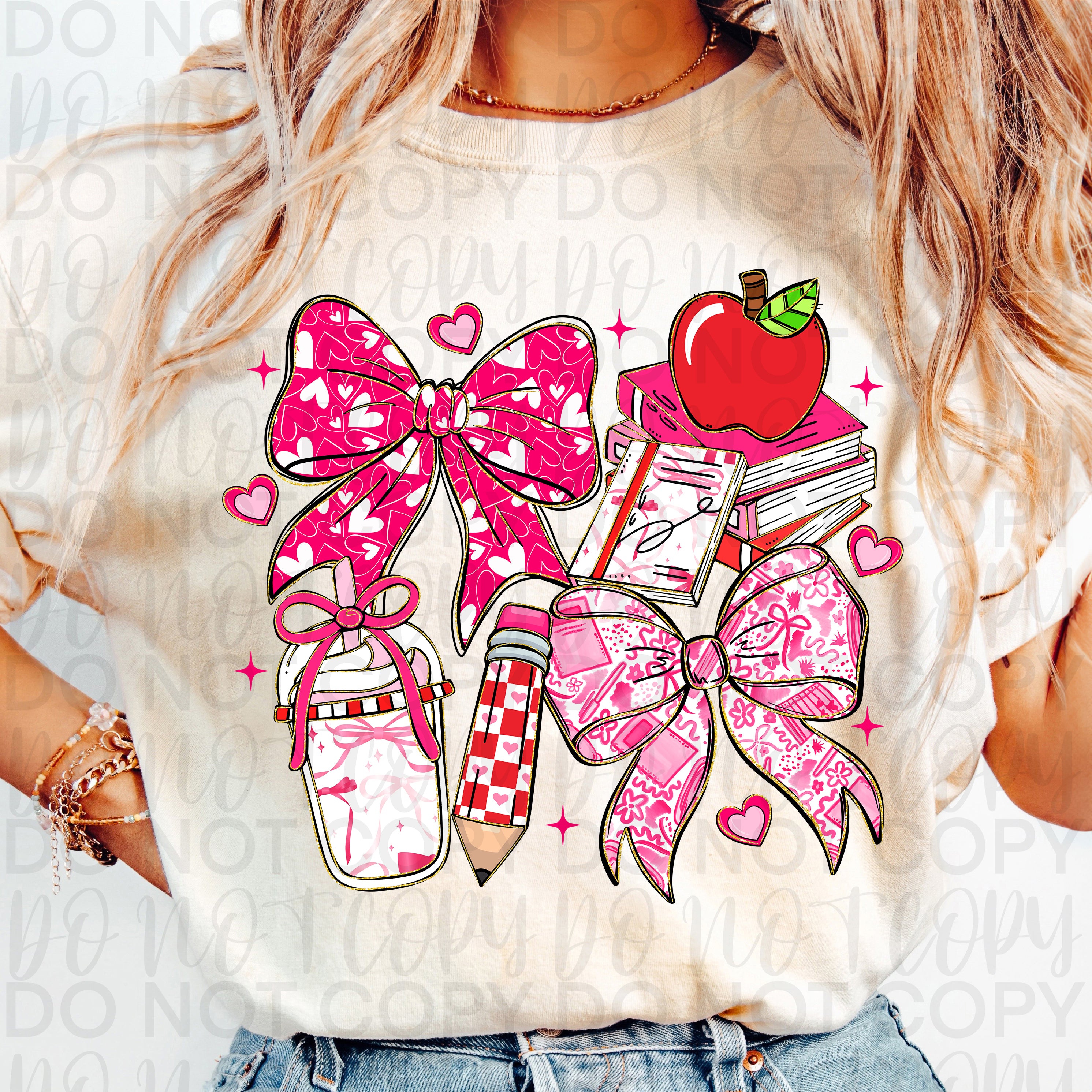 Valentine Teacher Coquette PNG