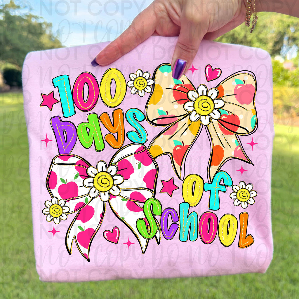 100 Days of School Coquette PNG