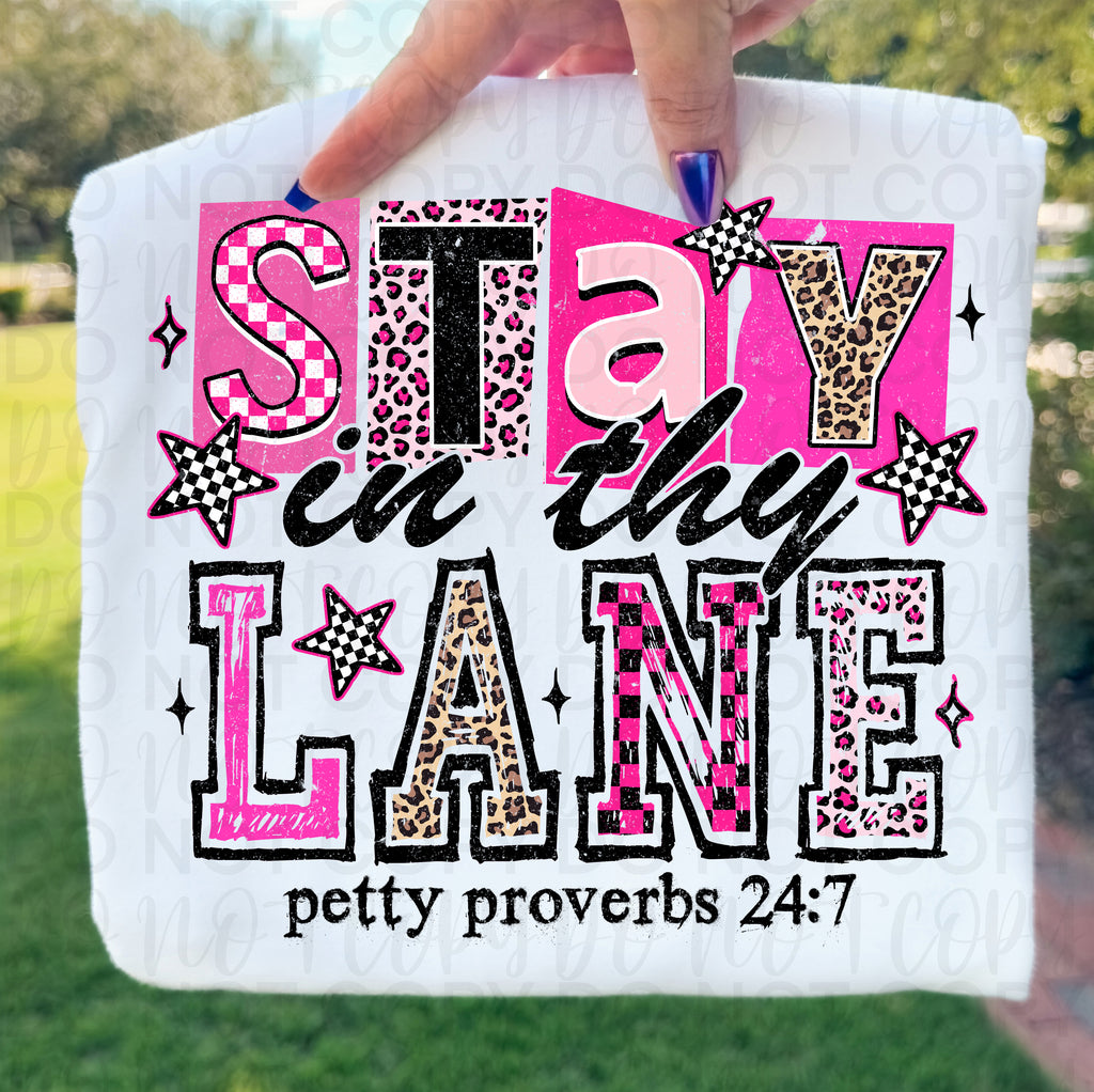 Stay in Thy Lane Sarcastic PNG