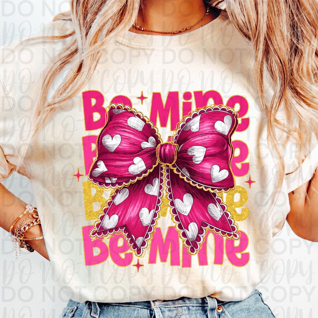 Be Mine Valentine Coquette PNG