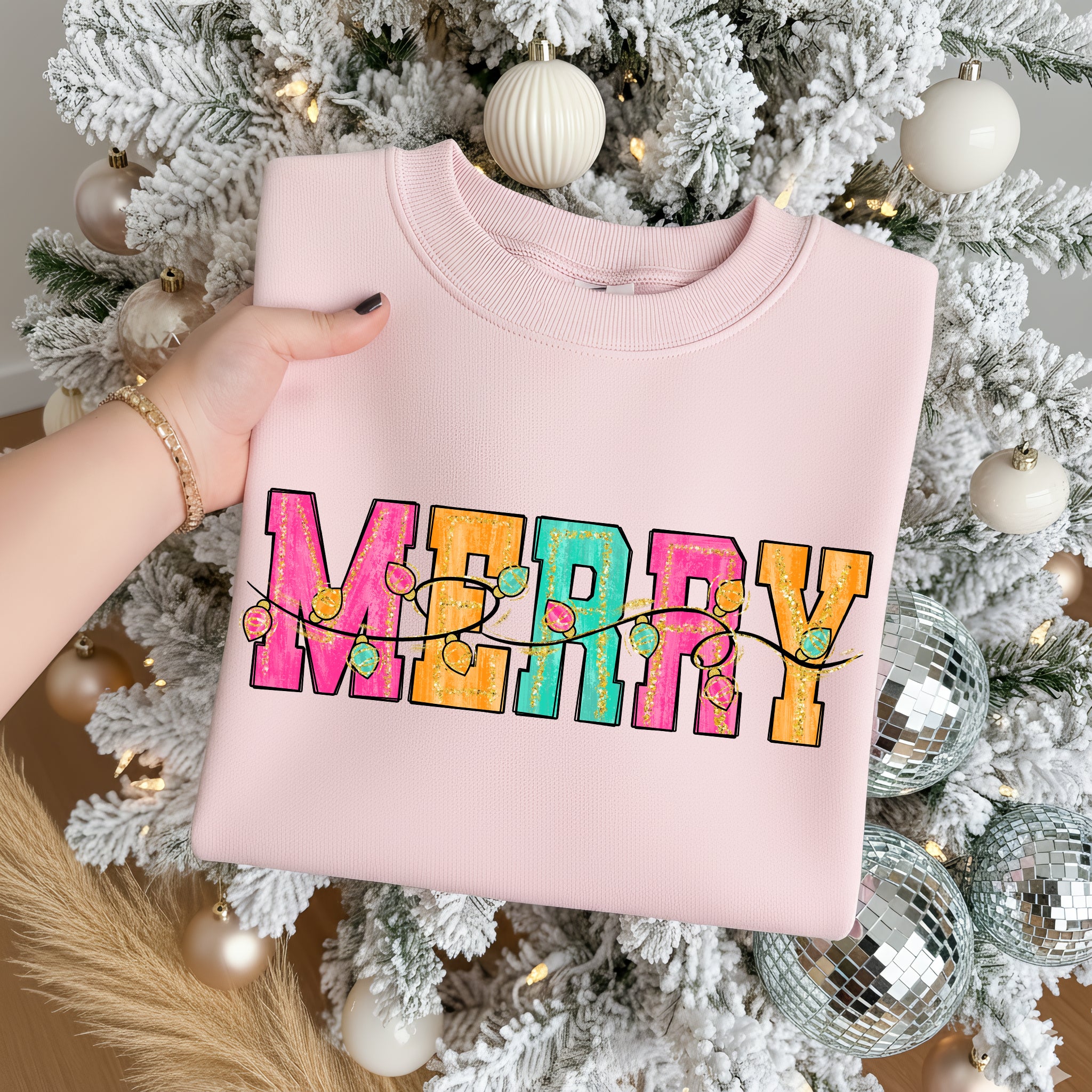 Brushstroke Merry Christmas PNG