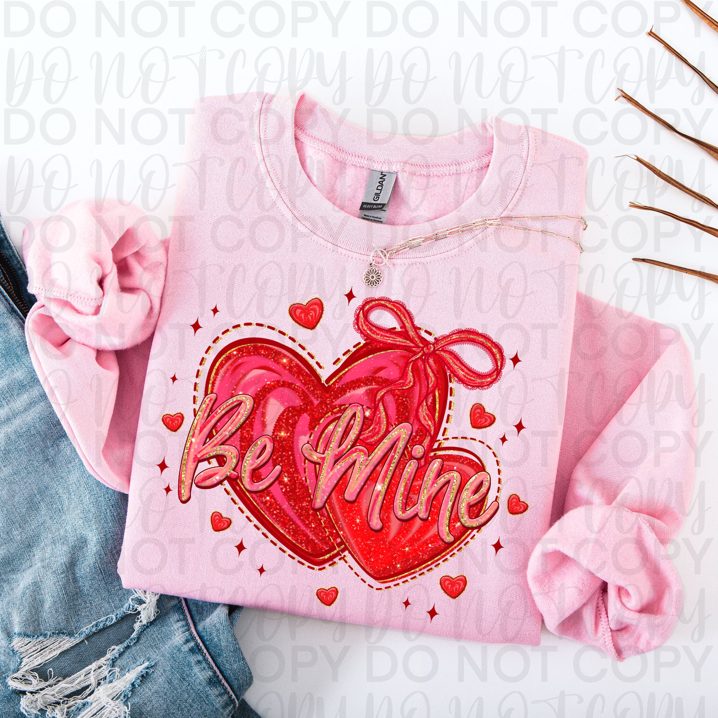 Be Mine Valentine Heart PNG