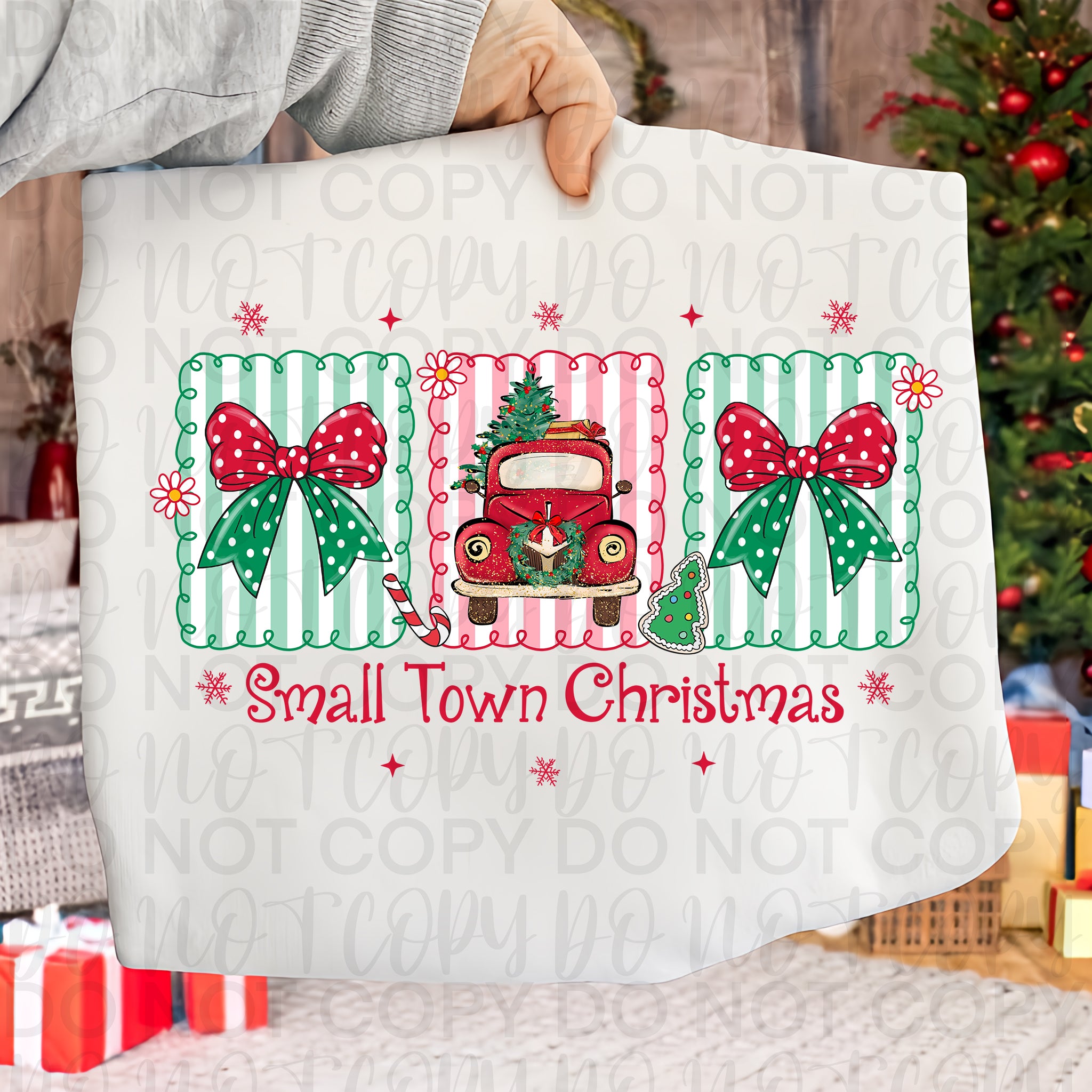 Small Town Christmas Panels PNG