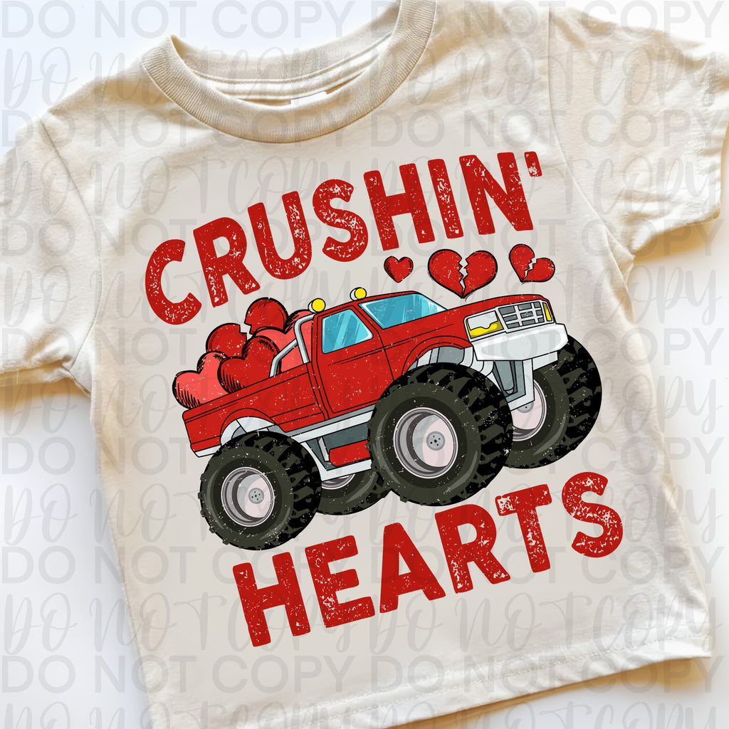 Monster Truck Boy Valentine PNG