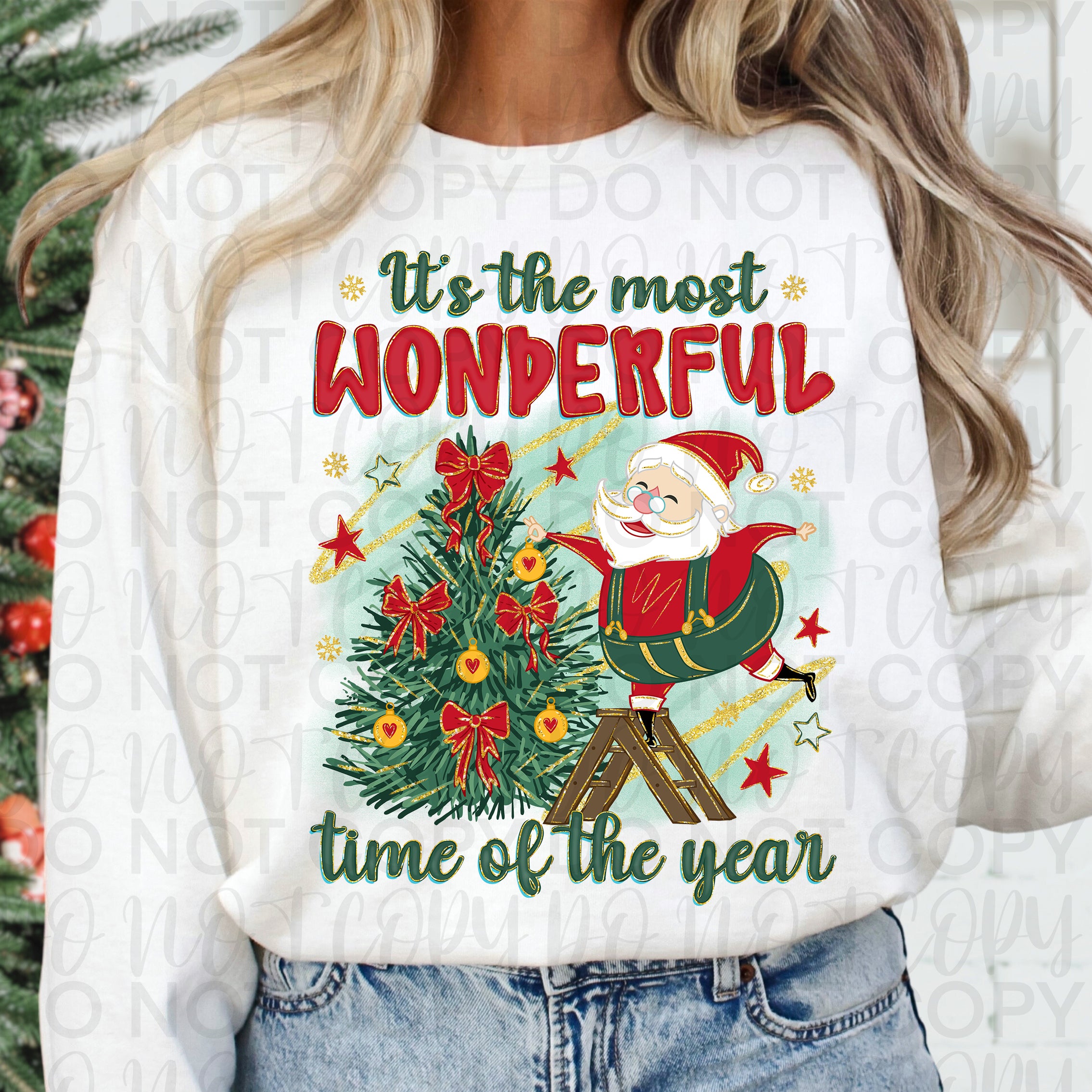 Most Wonderful Time Santa PNG