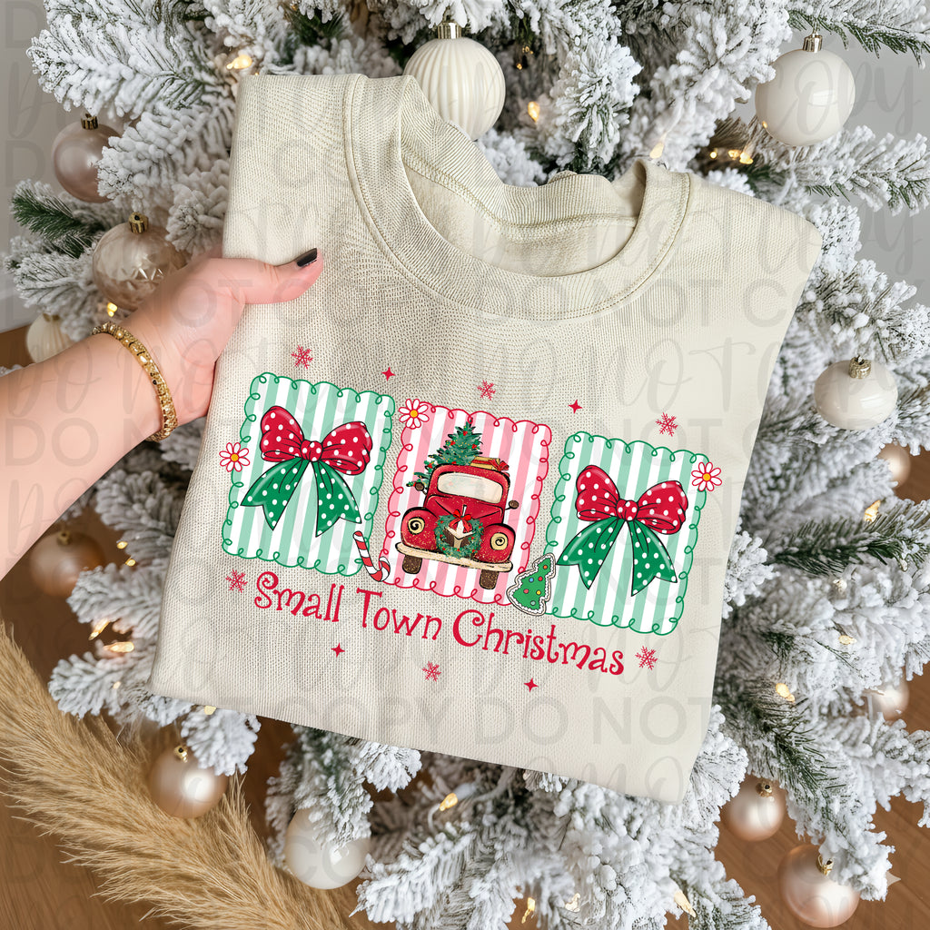 Small Town Christmas Panels PNG