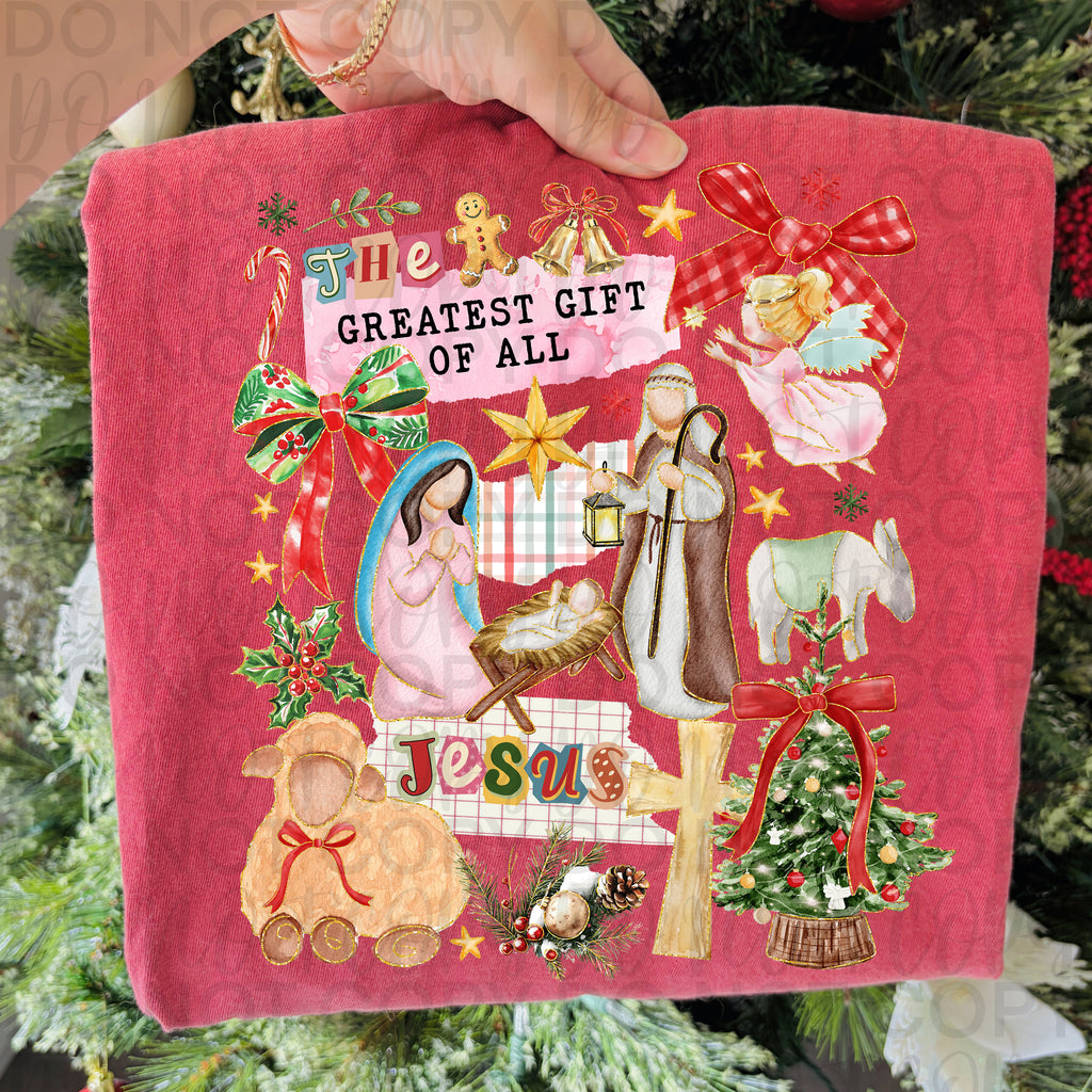 Christian Christmas Collage PNG