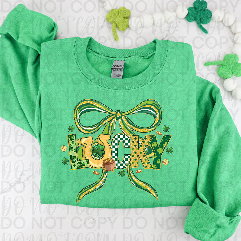 Coquette Lucky Bow PNG