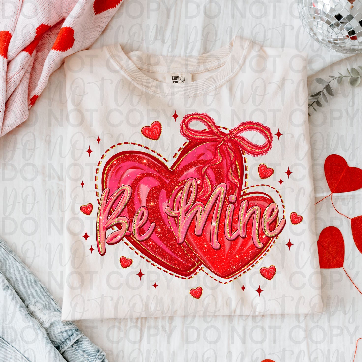 Be Mine Valentine Heart PNG