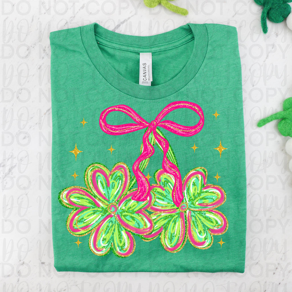 Coquette St Patrick Shamrock PNG