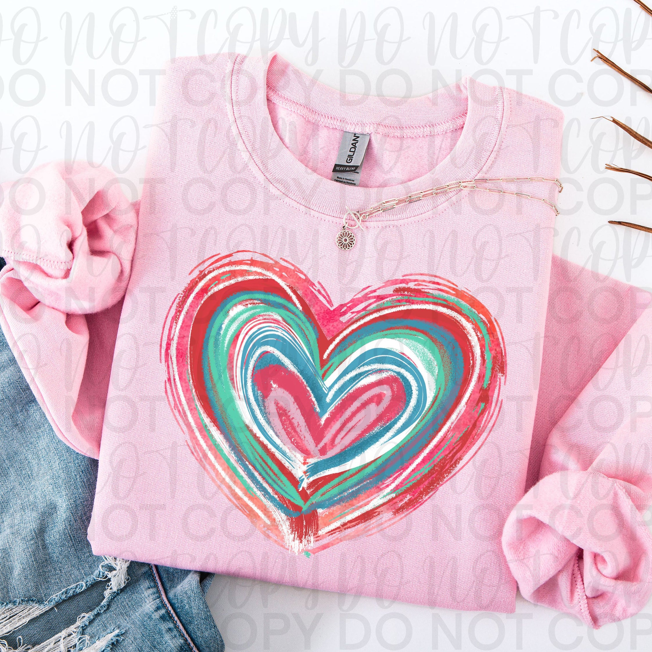 Valentines Day Doodle Heart PNG