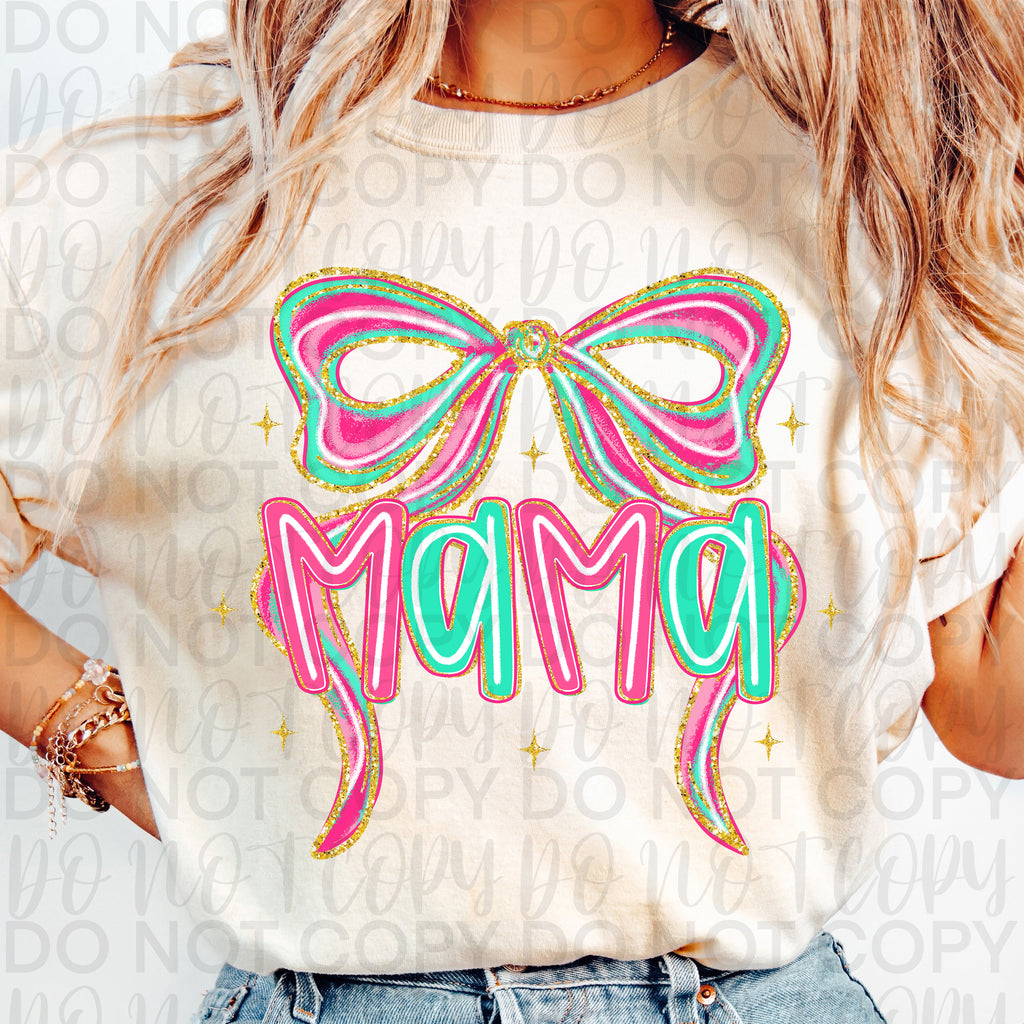 Coquette Mama Bow PNG