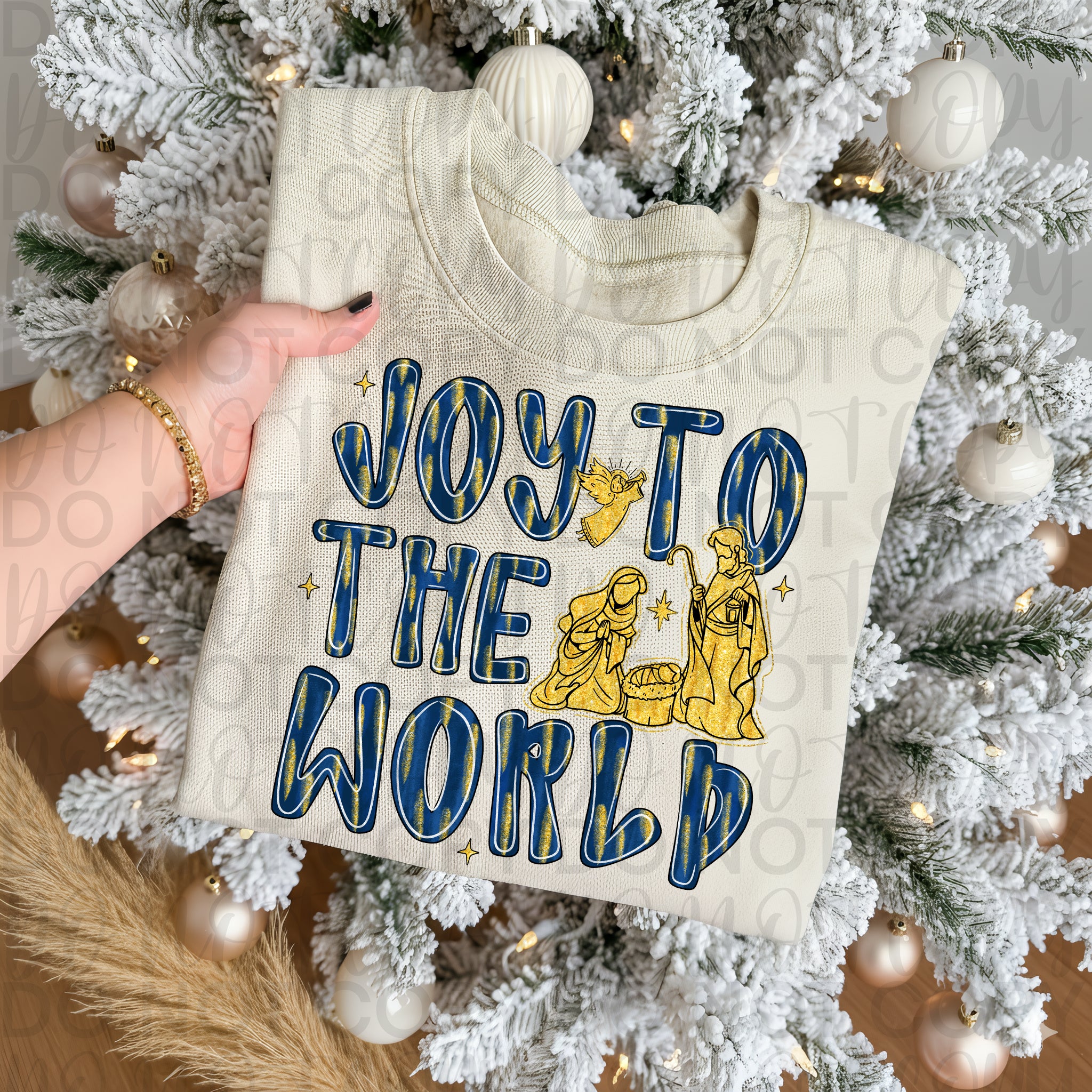 Joy to the World Christian Christmas PNG