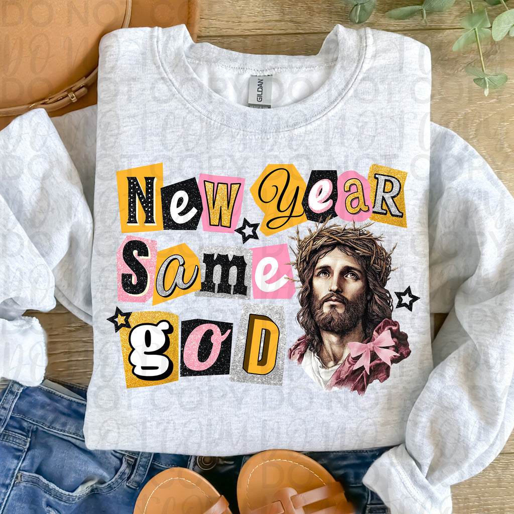 New Year Same God PNG