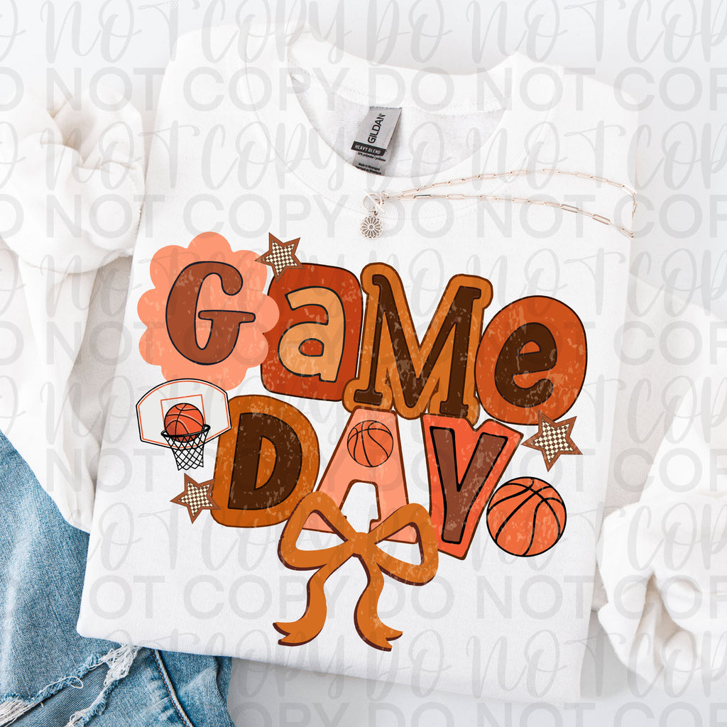 Game Day Basketball PNG