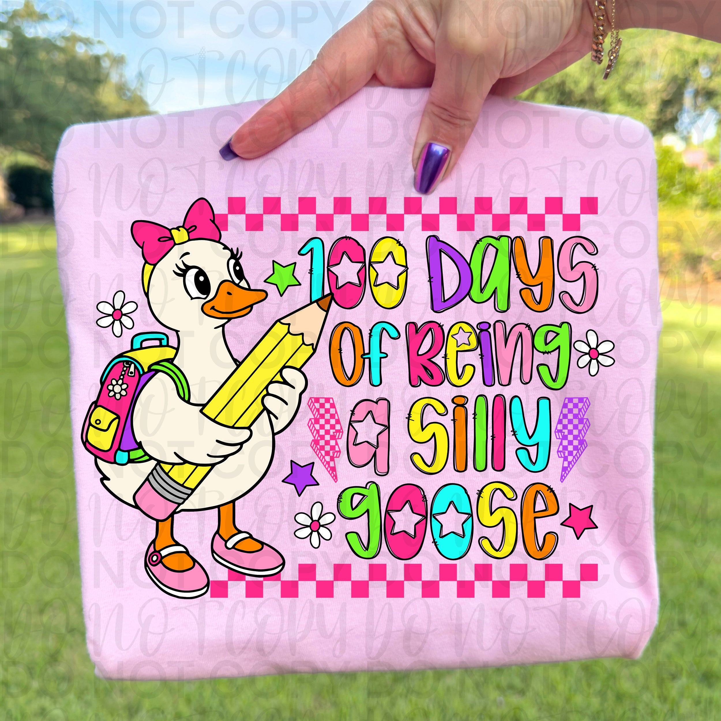 100 Days of being a Silly goose PNG (Girl)