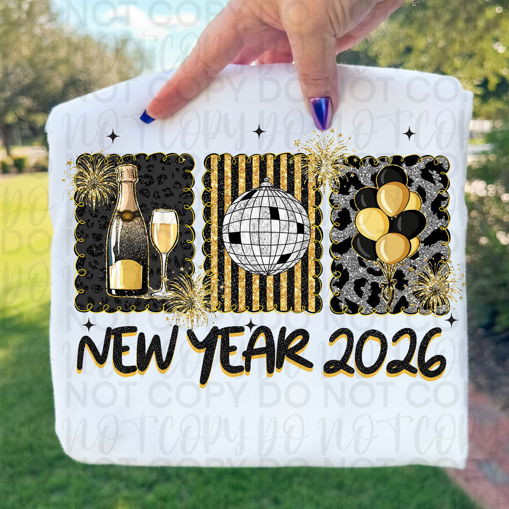 Preppy New Year 2026 PNG