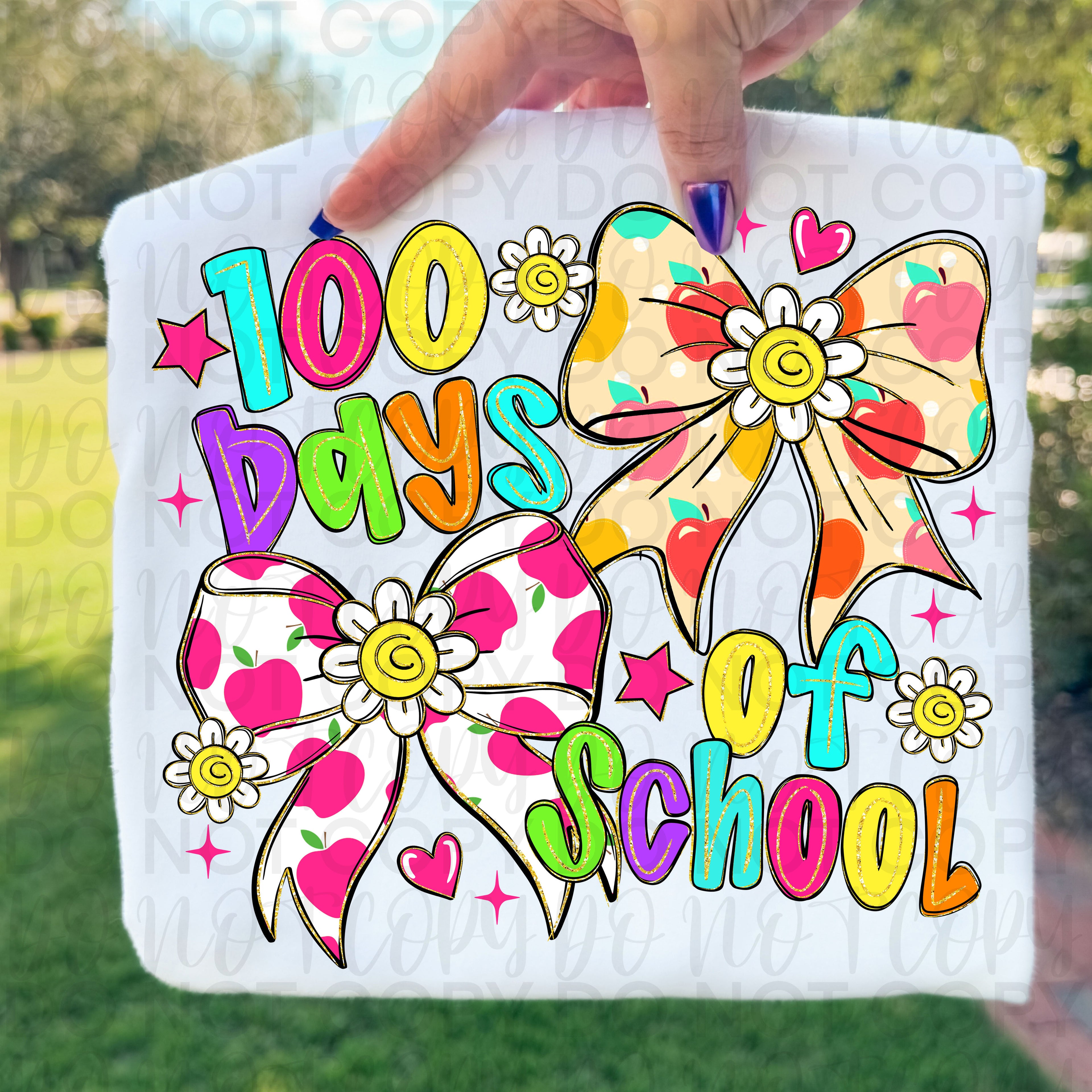100 Days of School Coquette PNG
