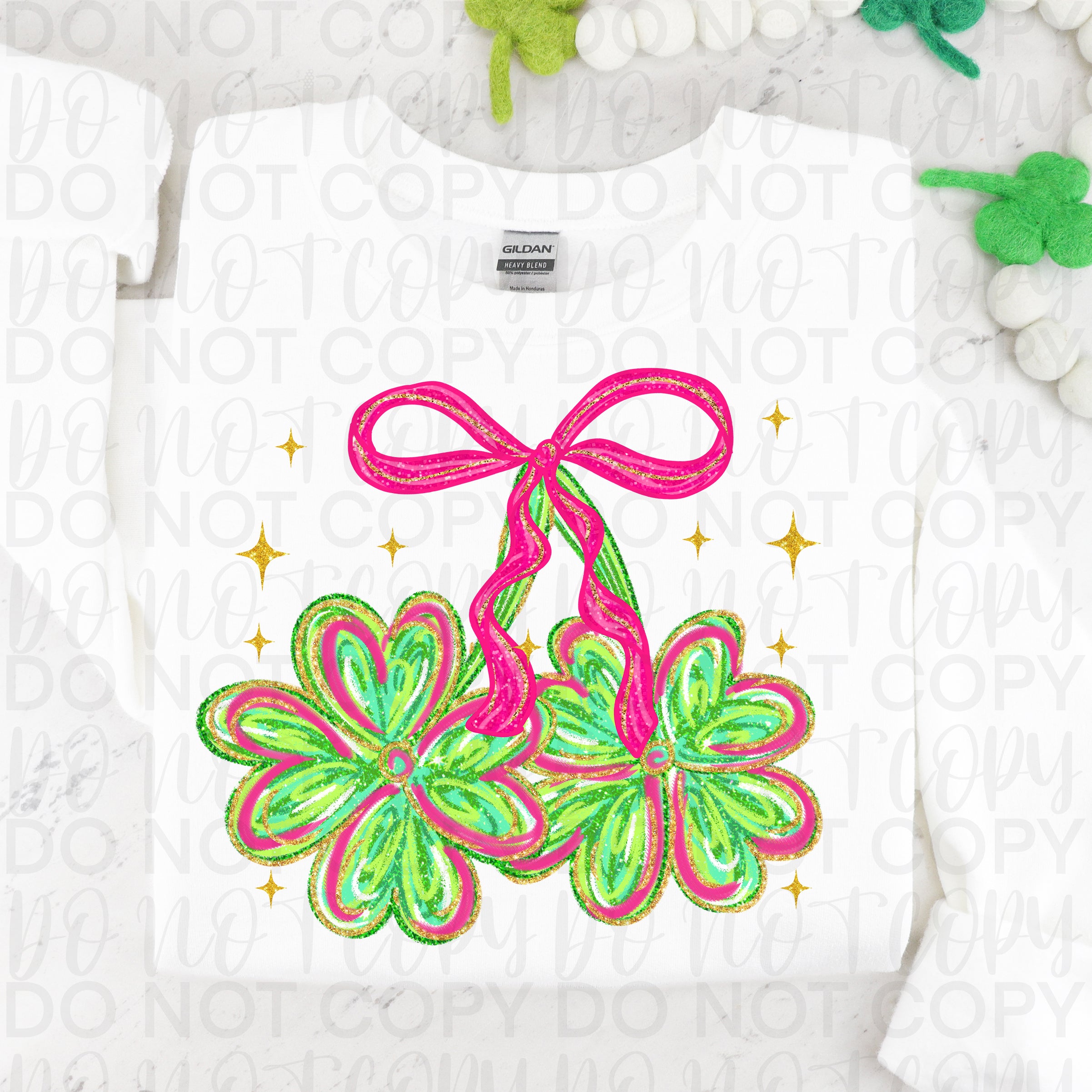 Coquette St Patrick Shamrock PNG
