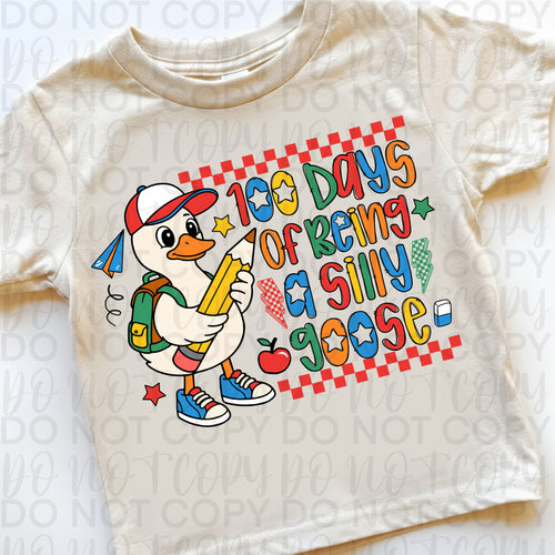 100 Days of being a Silly Goose PNG
