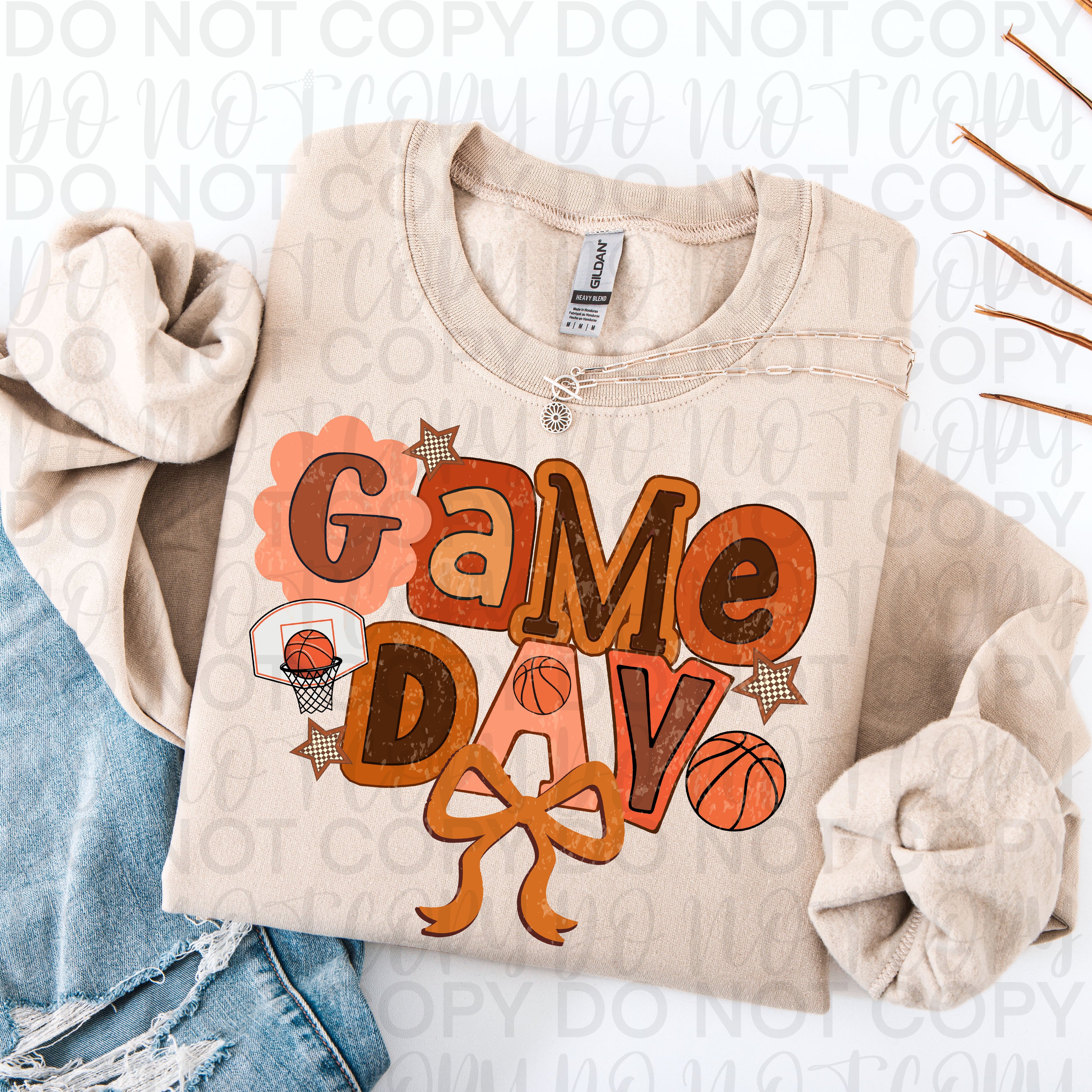 Game Day Basketball PNG