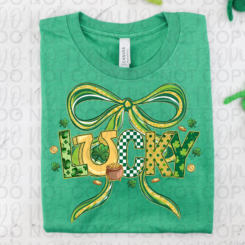 Coquette Lucky Bow PNG