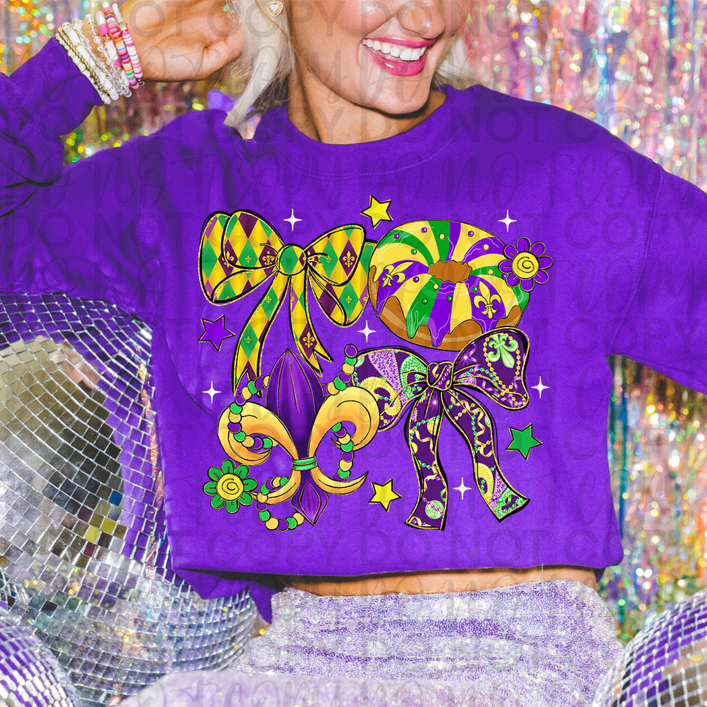 Mardi Gras Coquette PNG