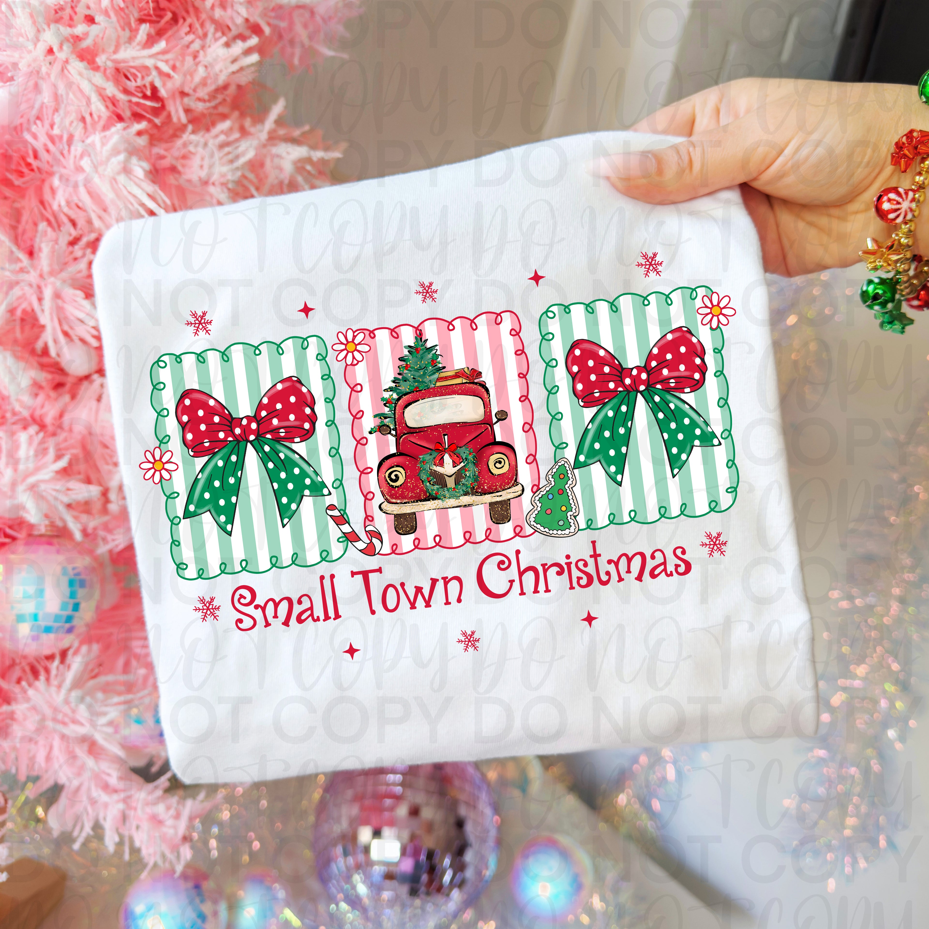 Small Town Christmas Panels PNG