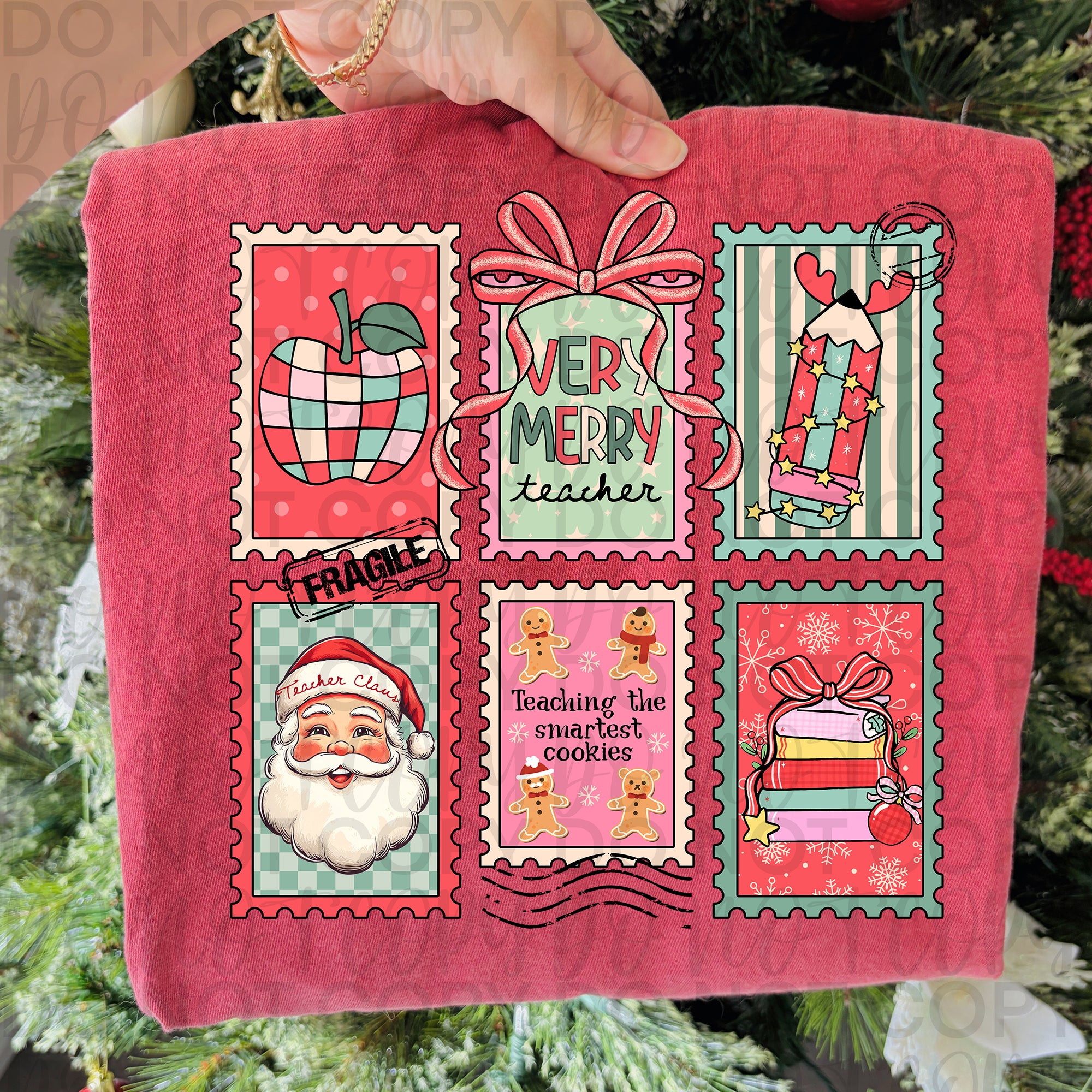 Very Merry Teacher Christmas PNG